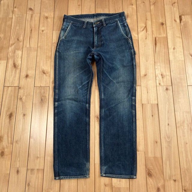 Bape BAPE CROSS BORN APE HEAD Painter Denim Pants NIGO ★size S Size US 30 / EU 46 - 2 Thumbnail