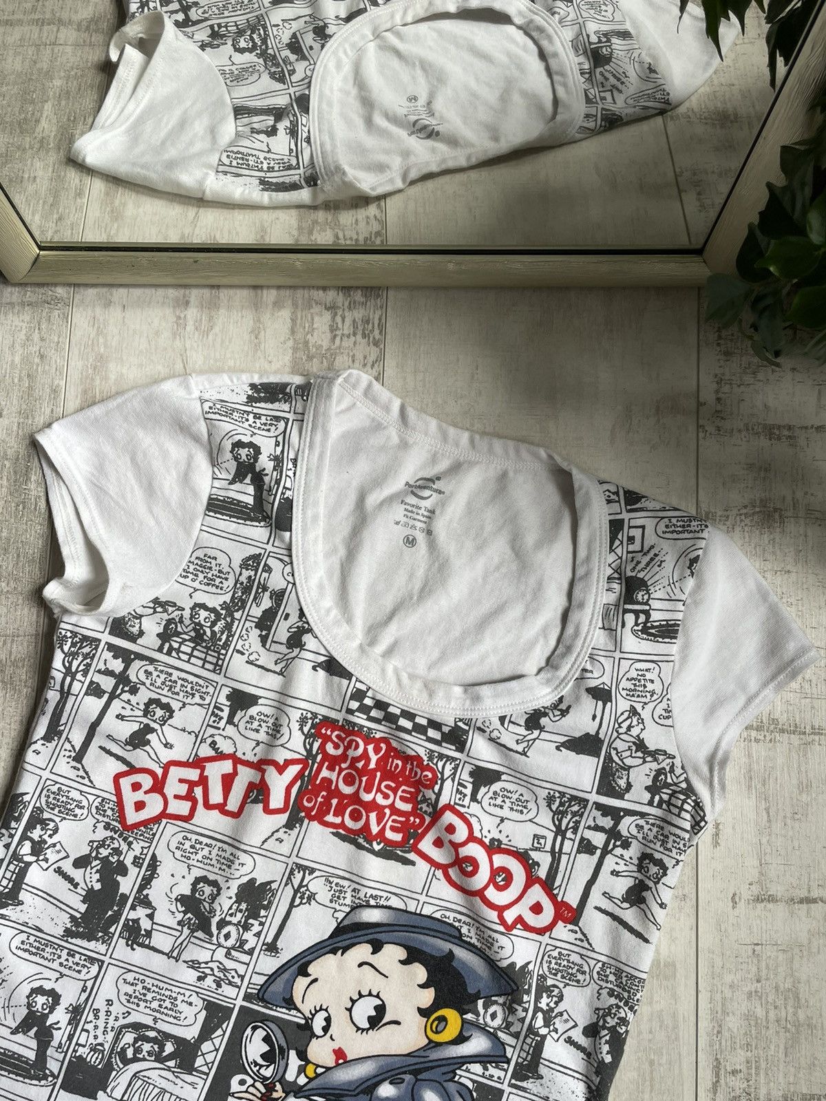 Cartoon Network × Vintage Vintage Betty Boop “Spy in the House of Love” T-Shirt RARE Size M / US 6-8 / IT 42-44 - 3 Thumbnail