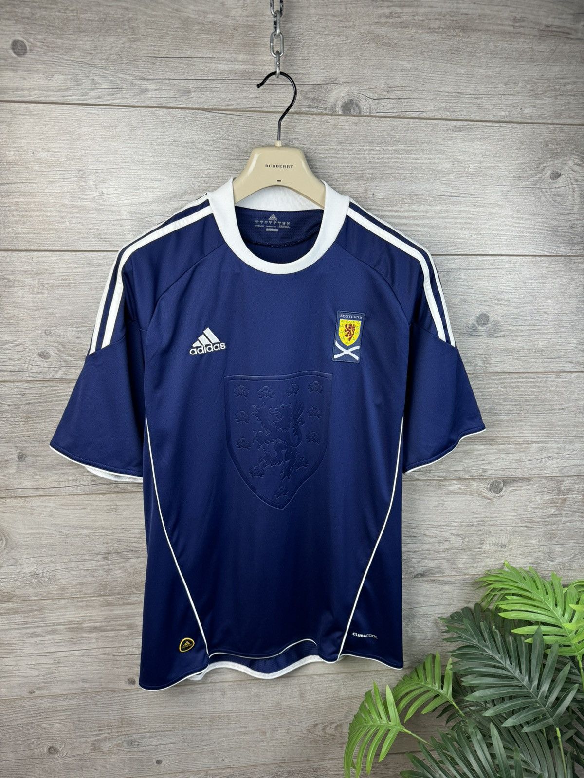 Adidas ADIDAS SCOTLAND 2010 2011 HOME SHIRT FOOTBALL SOCCER JERSEY Size US L / EU 52-54 / 3 - 4 Thumbnail