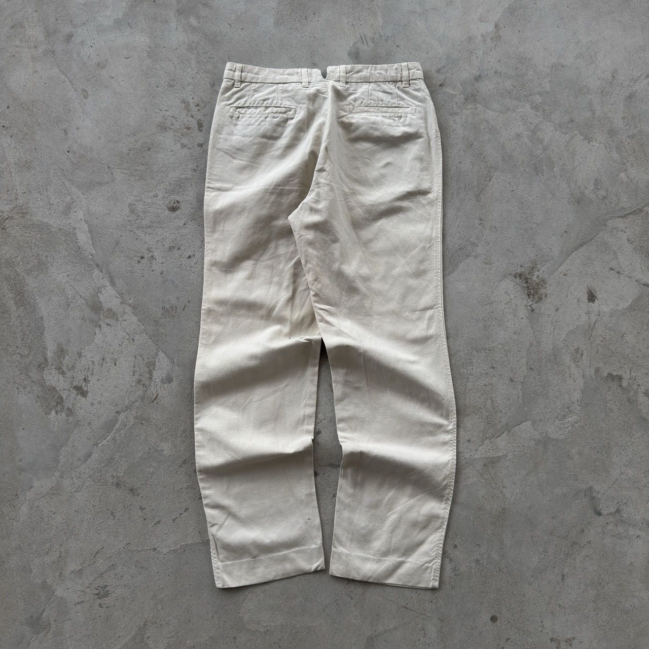 Fay Vintage Fay Ivy Data Linen Blend Chino Trousers Pants Italy Size US 34 / EU 50 - 2 Thumbnail