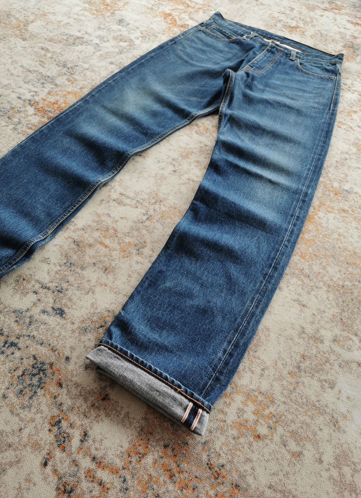 Japanese Brand × Jean × Self Edge Paper Chest Selvedge Japan Jeans Size US 31 - 9 Thumbnail