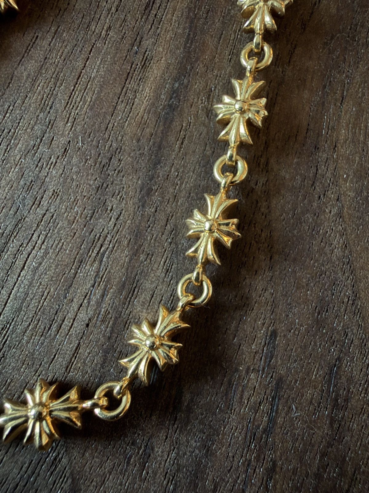 Chrome Hearts Chrome Hearts Tiny E Gold 13 Link 22k Bracelet Size ONE SIZE - 14 Thumbnail