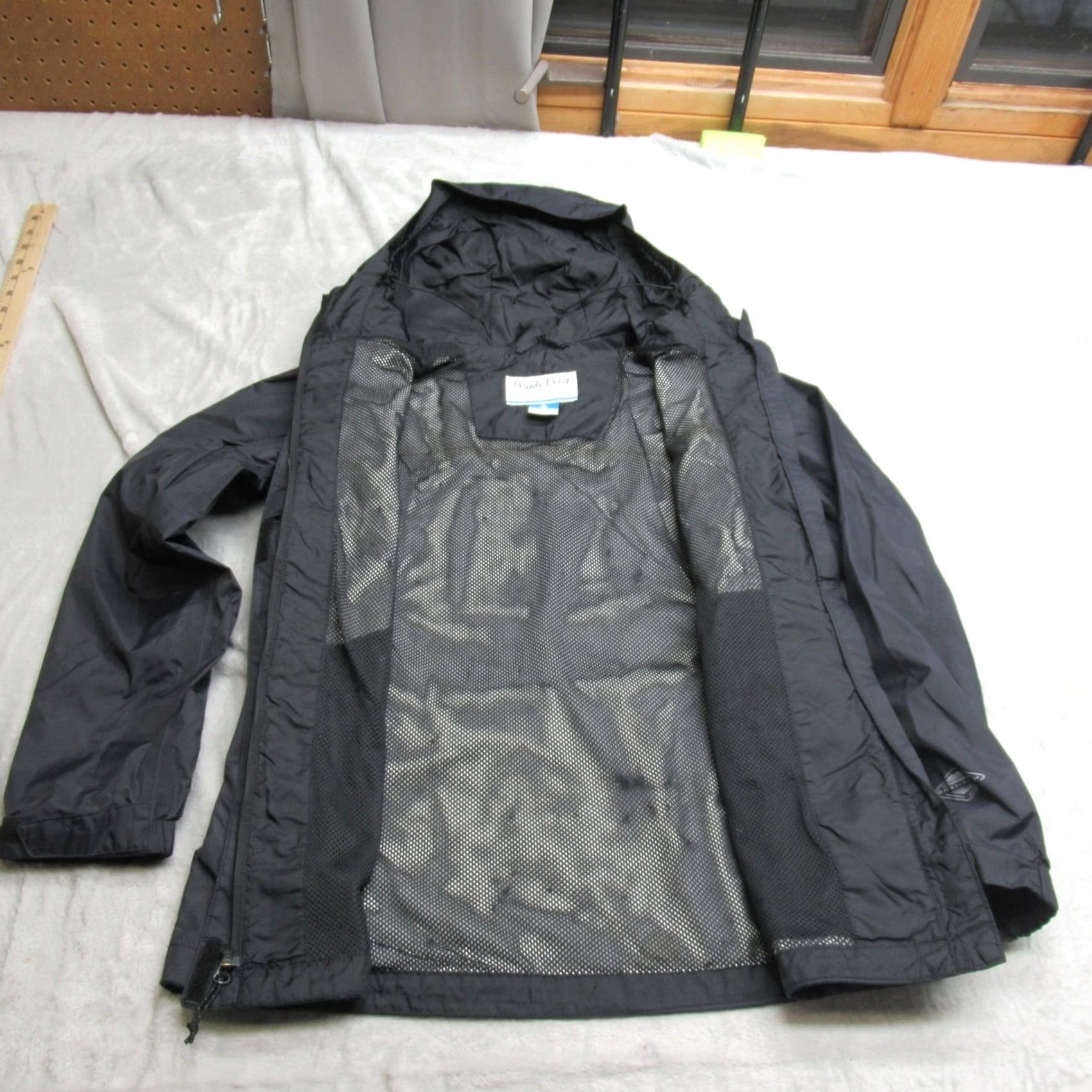 Vintage Columbia Jacket Women Small Black Hooded Lightweight Waterproof Full Zip Wind Size S / US 4 / IT 40 - 3 Thumbnail