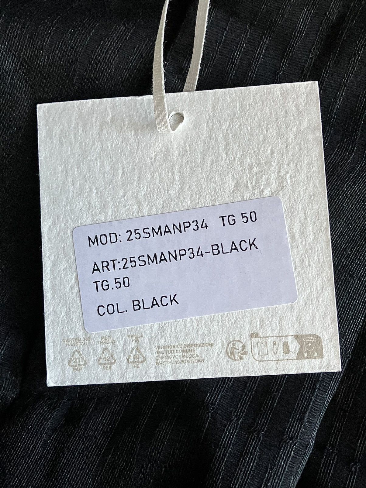 Nostra Santissima NostraSantissima: Black Linen Pleated Shorts Size US 33 - 9 Thumbnail
