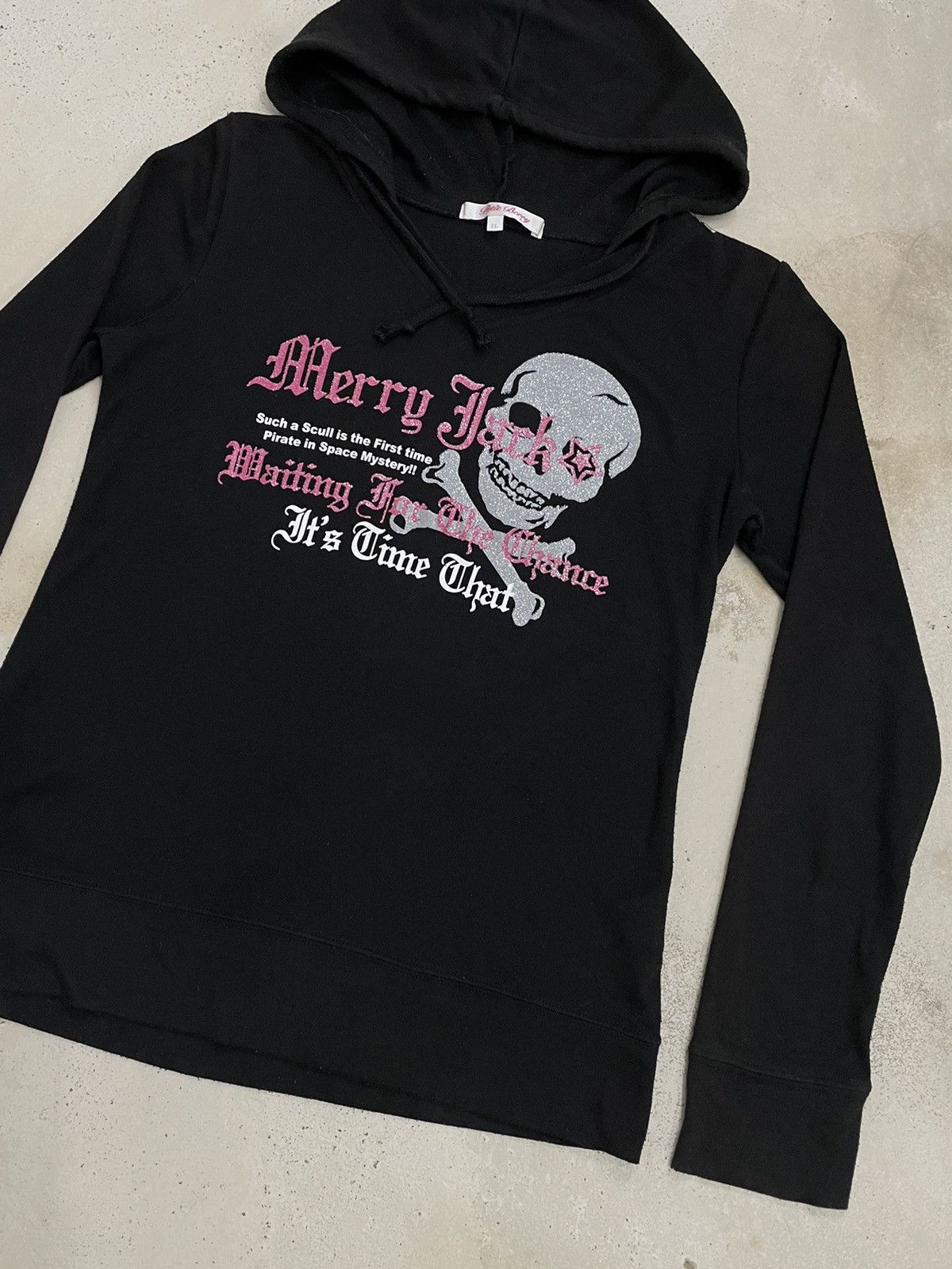 If Six Was Nine × Japanese Brand Petit Berry Skull Blink Crop Hoodie Life Poem Size US M / EU 48-50 / 2 - 5 Thumbnail