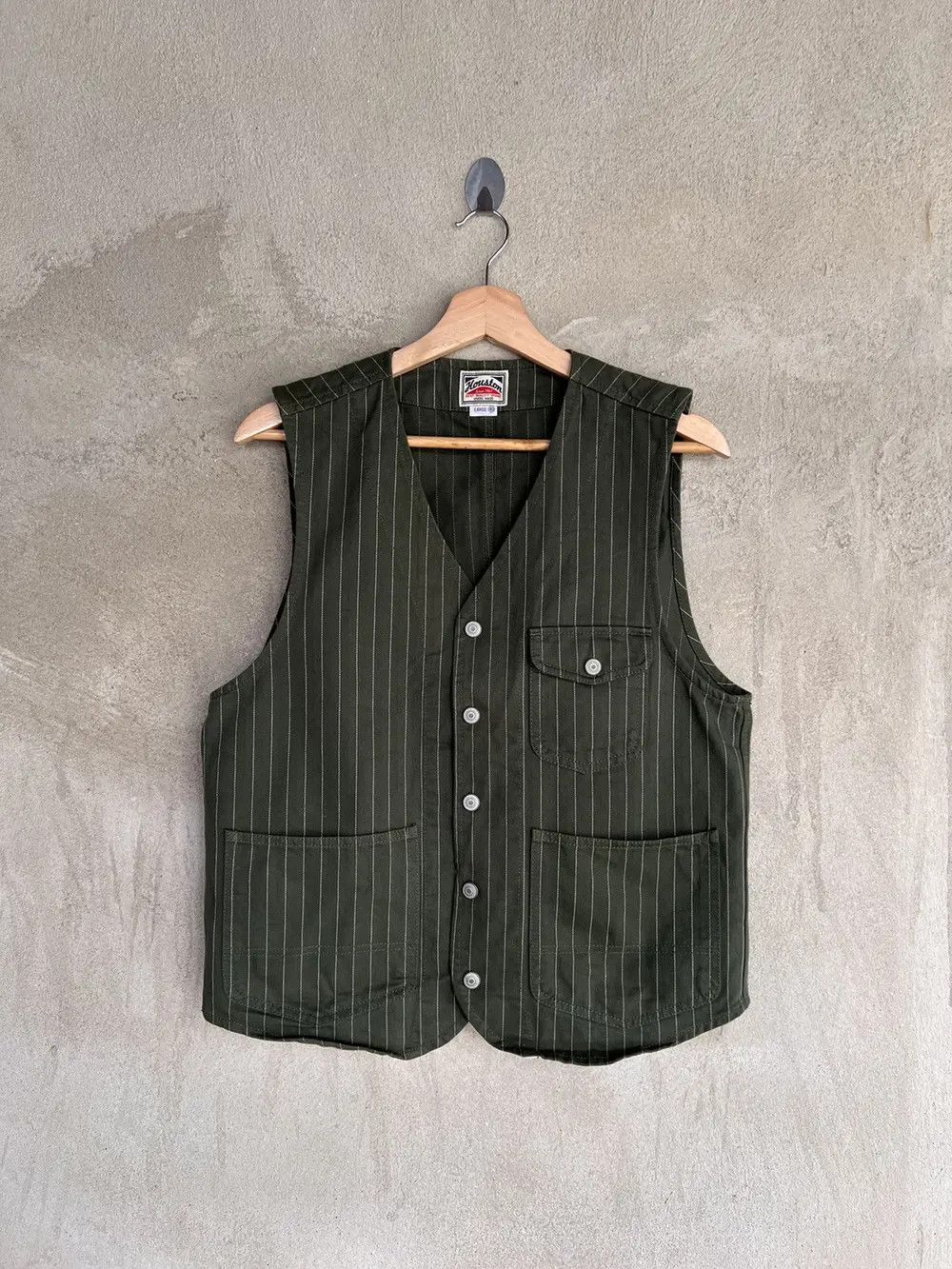Japanese Brand Japanese Brand Houston Union Made Workers Vest Size US L / EU 52-54 / 3 - 3 Thumbnail