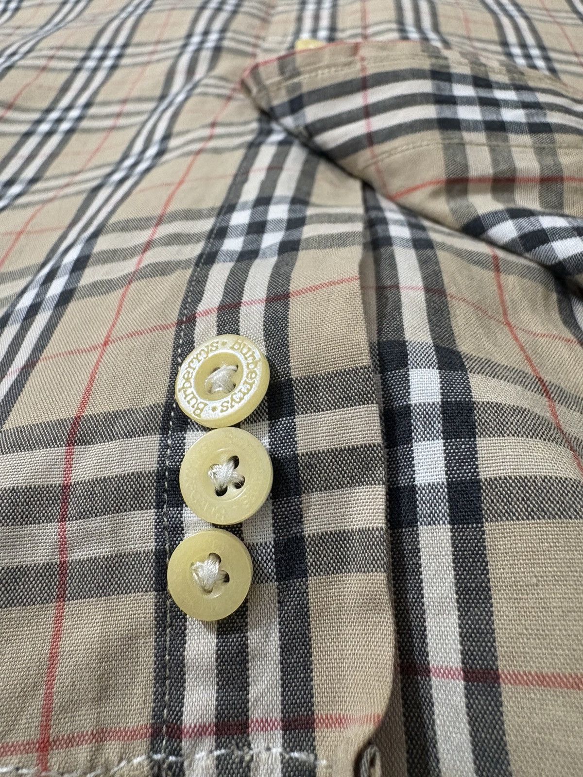 Burberry Burberrys of london x Vintage Nova check x half sleeve shirt Size US XS / EU 42 / 0 - 7 Thumbnail