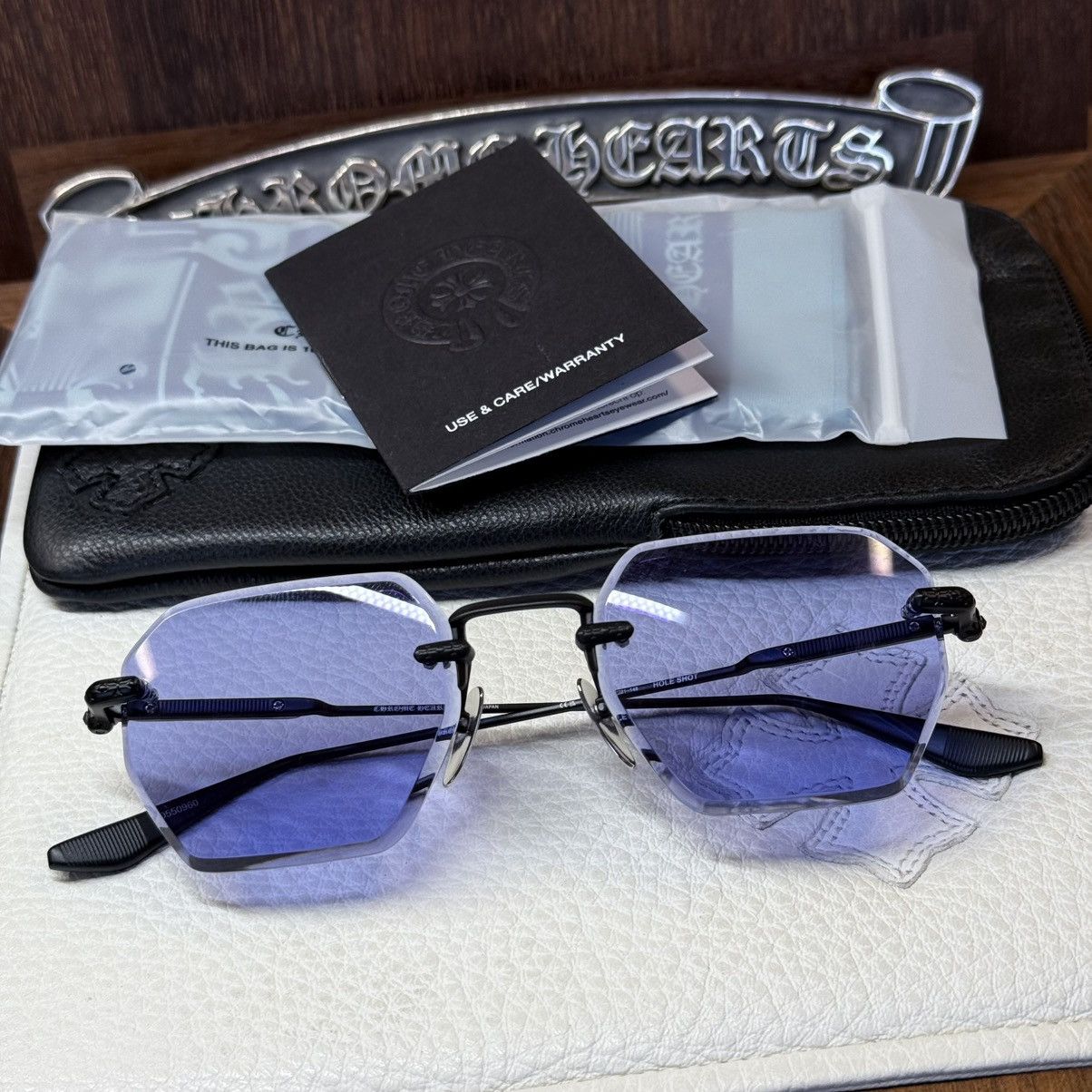 Chrome Hearts Chrome Hearts Hole Shot 1/1 Sunglasses Size ONE SIZE - 13 Thumbnail