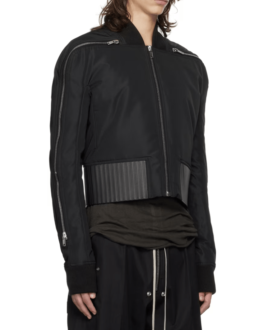 Rick Owens Rick Owens Black Porterville Seb Zip Bomber Jacket Size US XL / EU 56 / 4 - 2 Thumbnail
