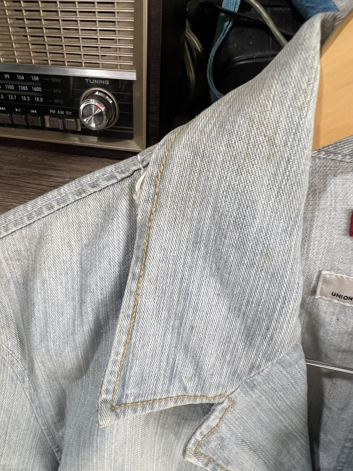 Japanese Brand 🔥Vintage Open Dich Union Made Denim Chore Jacket Size US M / EU 48-50 / 2 - 11 Thumbnail