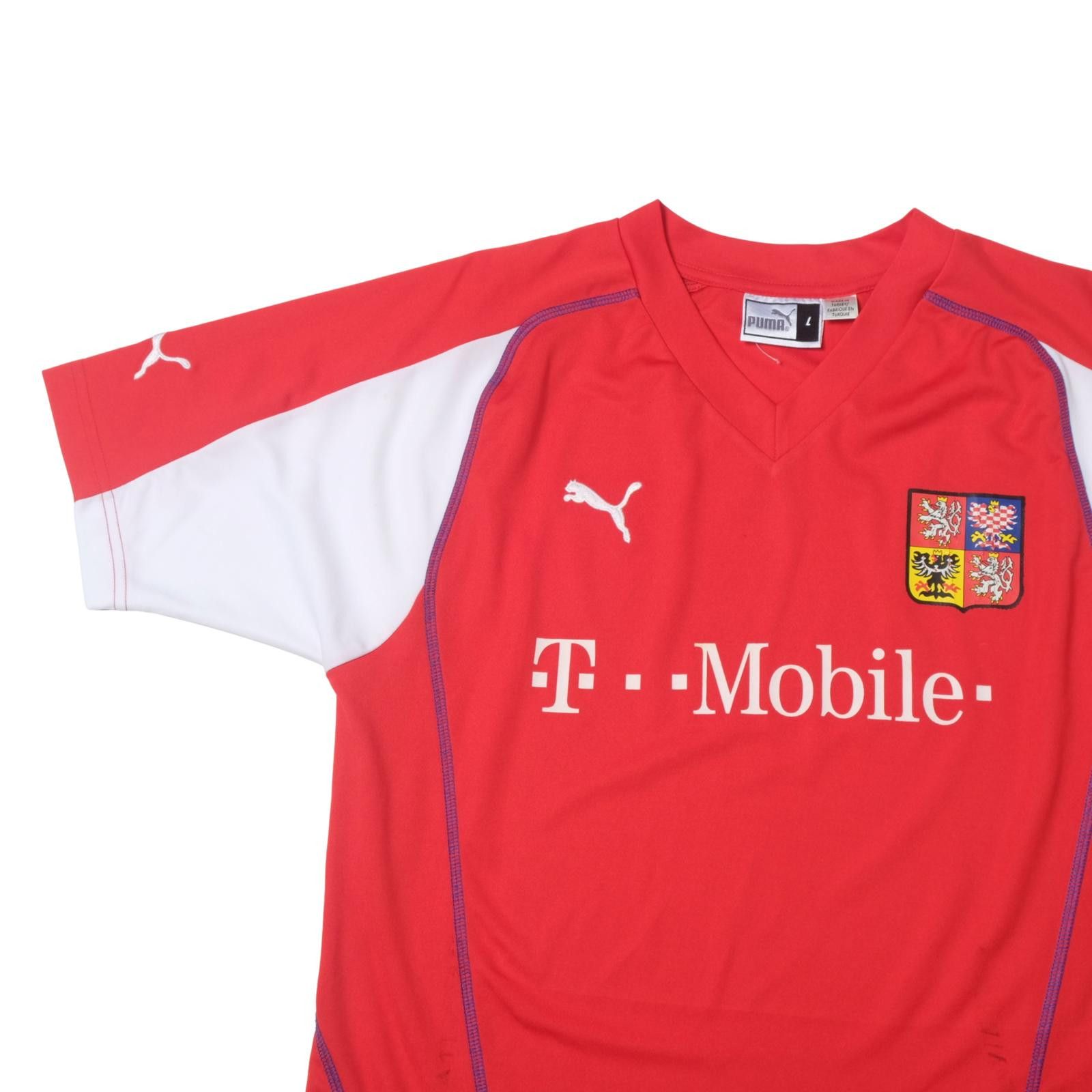 Puma 2003/04 Czech Republic Home Shirt Puma (L) Size US L / EU 52-54 / 3 - 3 Thumbnail