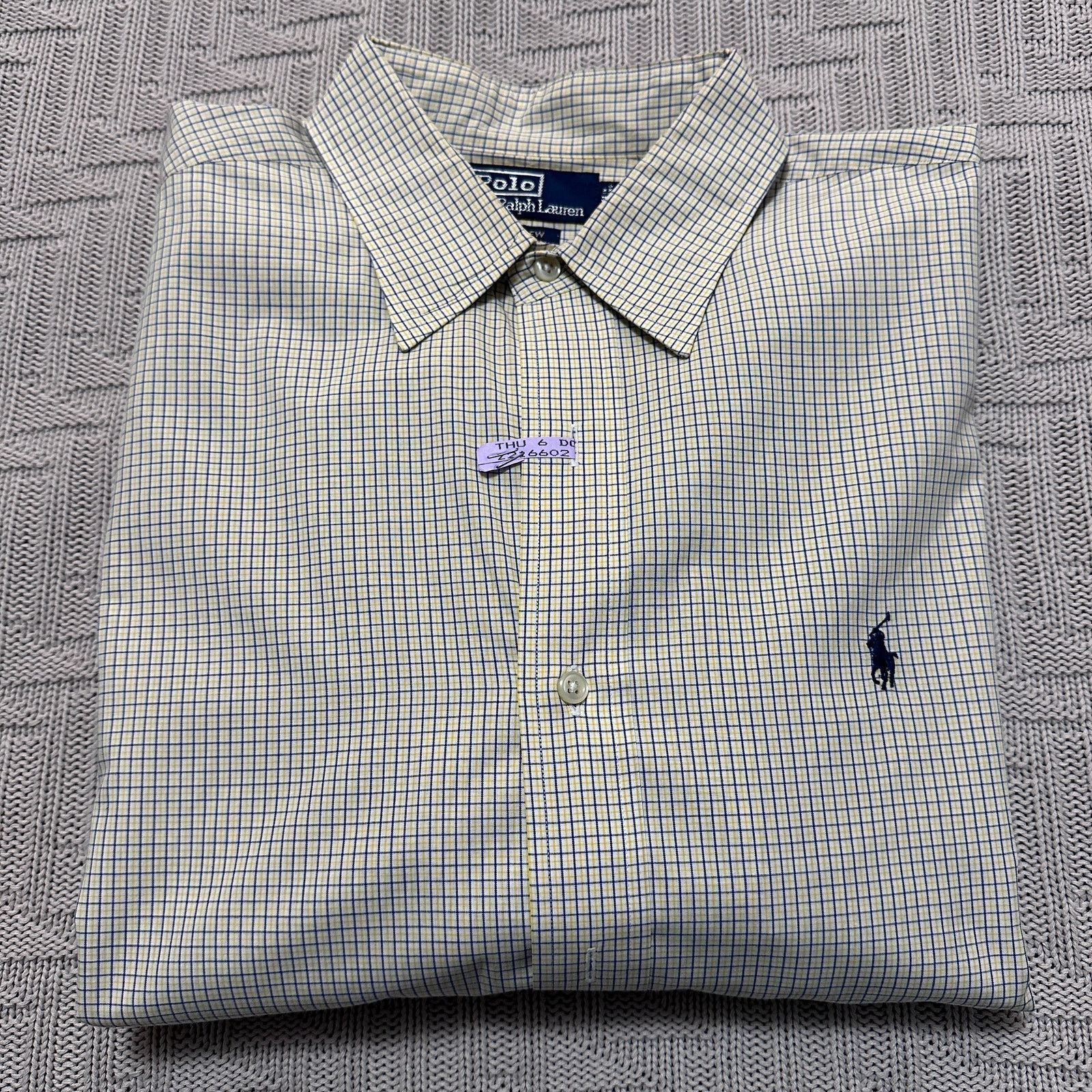 Polo Ralph Lauren Polo Ralph Lauren yellow blue plaid Andrew button down Size US L / EU 52-54 / 3 - 1 Thumbnail
