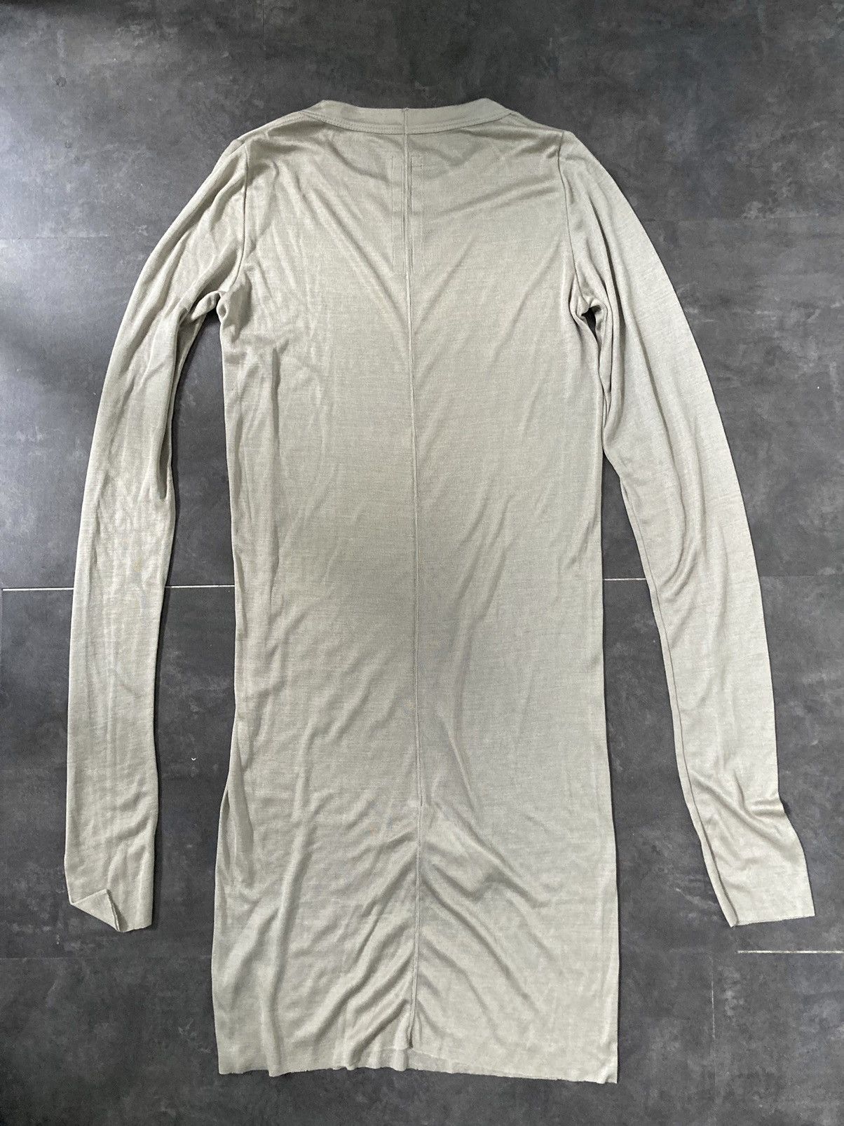 Rick Owens F/W 15 "SPHINX" Sample Silk Longsleeve Second Skin T-Shirt Size US M / EU 48-50 / 2 - 8 Thumbnail
