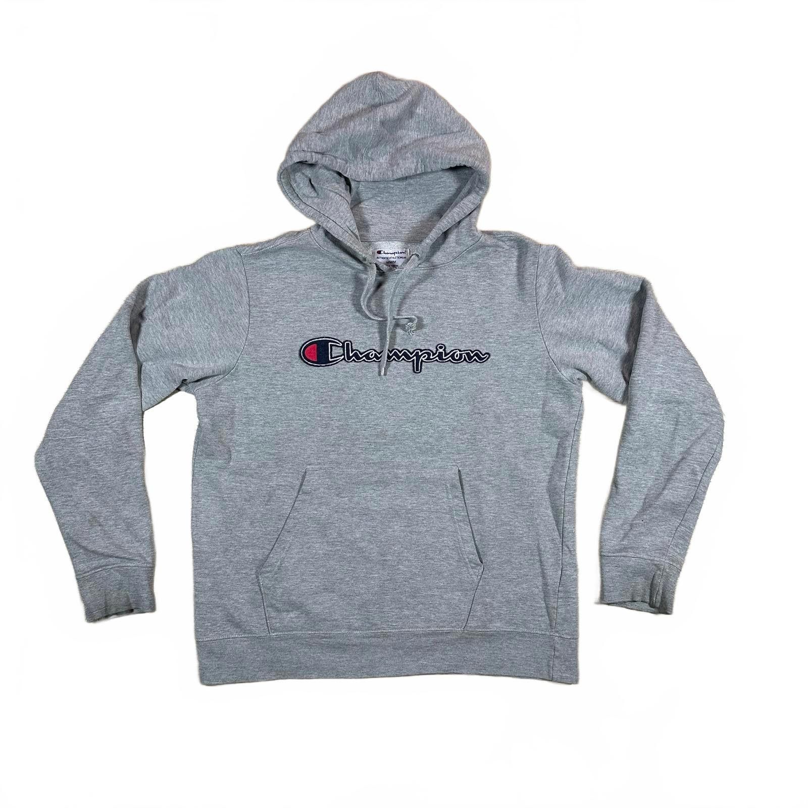 Champion Champion Mens Hoodie M Gray Authentic Athleticwear Size US M / EU 48-50 / 2 - 1 Thumbnail