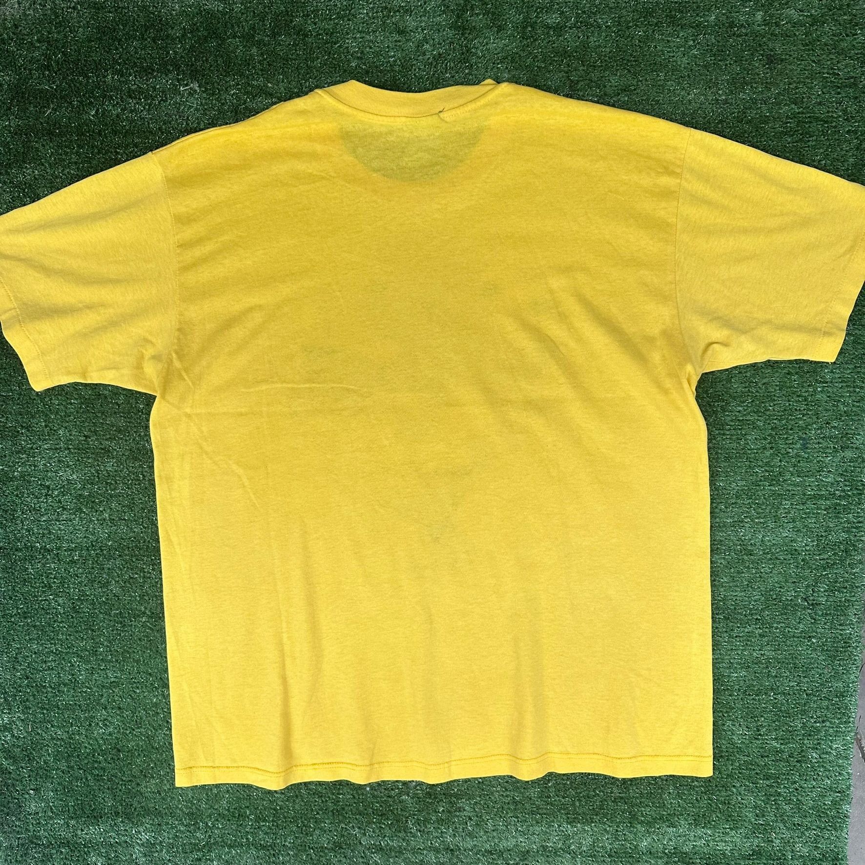Vintage Vintage 80s Florida Manatee T-Shirt Yellow XL Single Stitch Size US XL / EU 56 / 4 - 6 Thumbnail