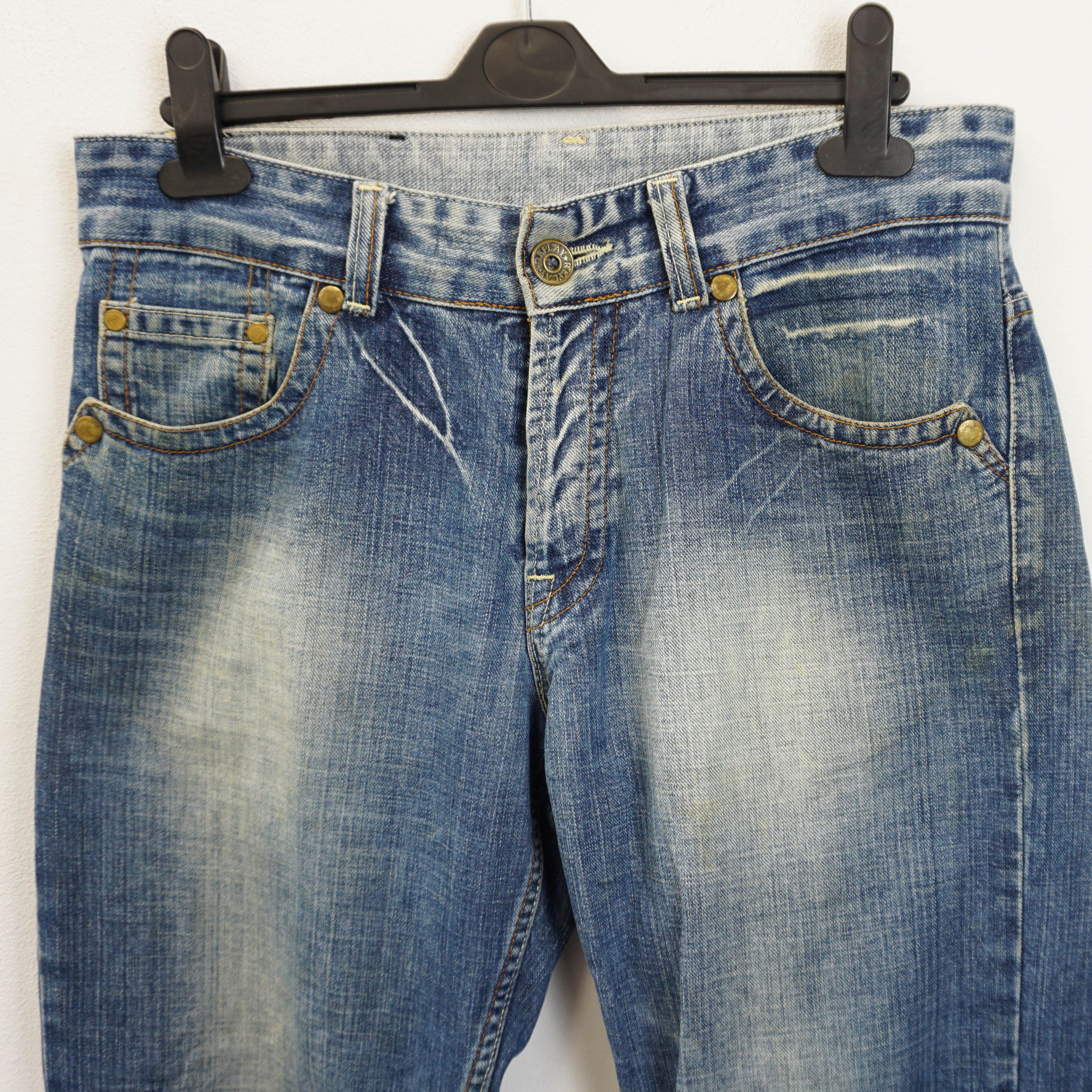 Replay × Vintage Archive Y2K Washed Baggy Jeans Size 31" - 2 Thumbnail
