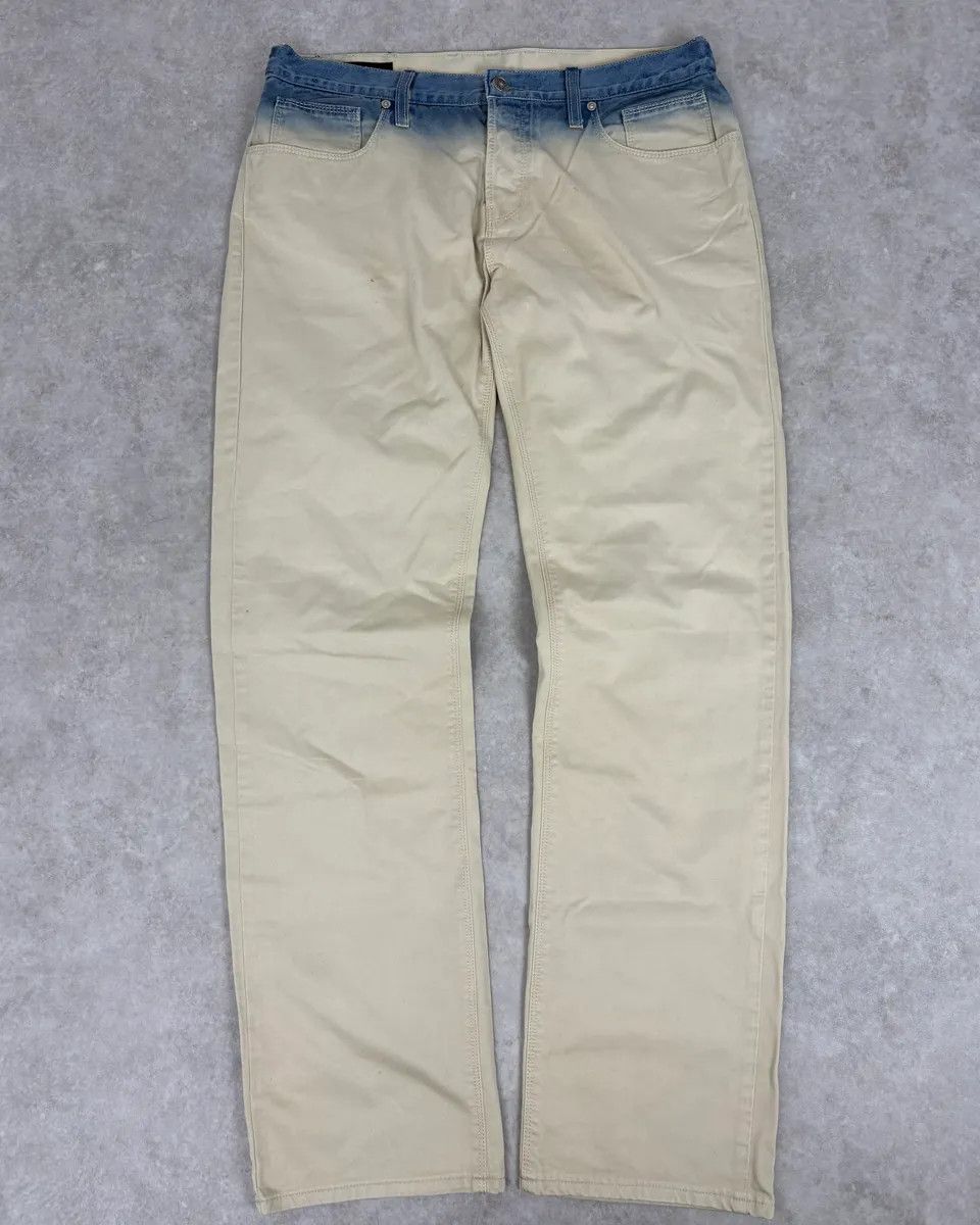 Gucci Gucci White Blue Gradient Slim Denim Jeans Size US 32 / EU 48 - 1 Thumbnail