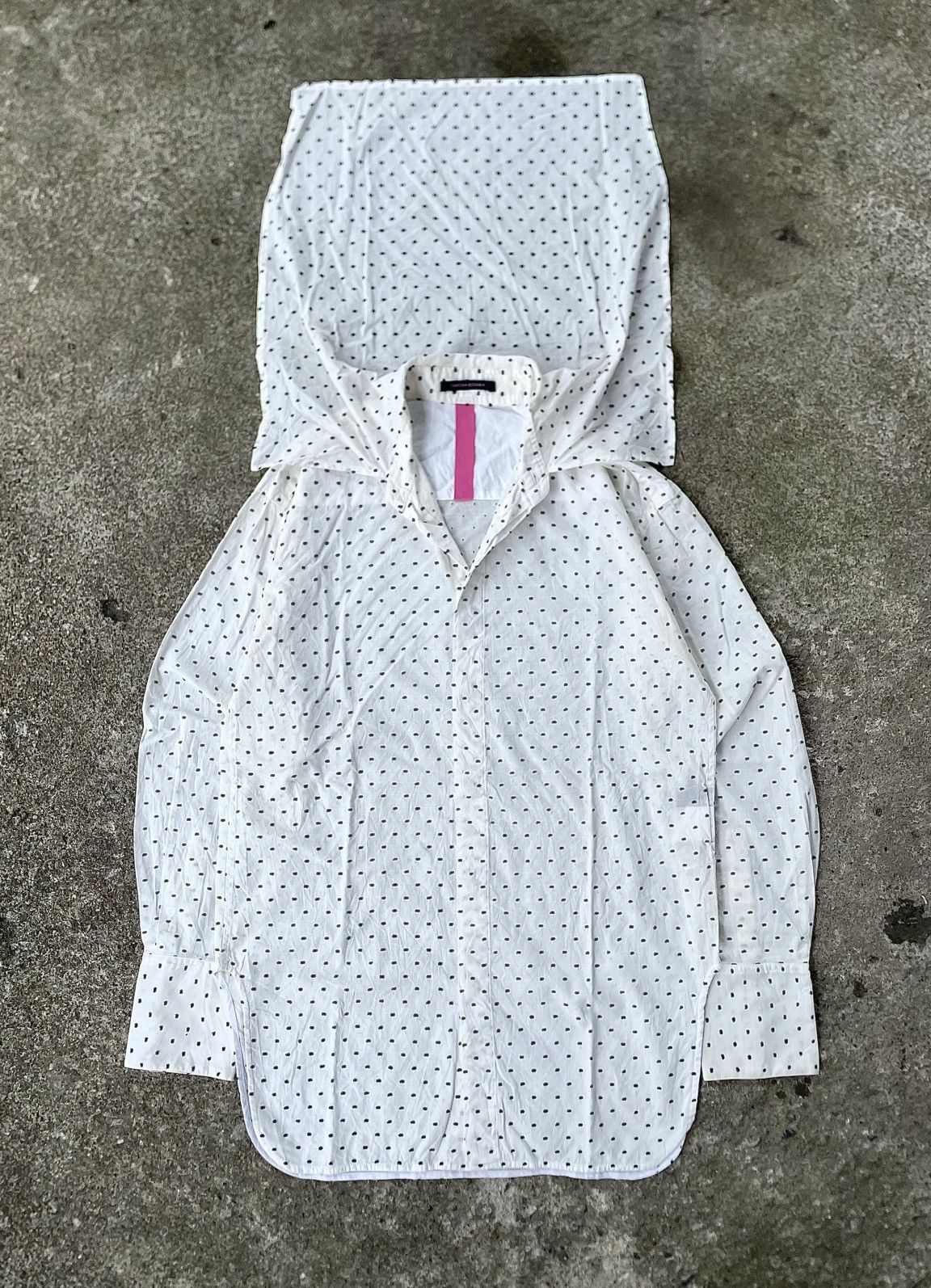 Japanese Brand Yohji Yamamoto Polkadot Shirt Wings Size US M / EU 48-50 / 2 - 1 Thumbnail