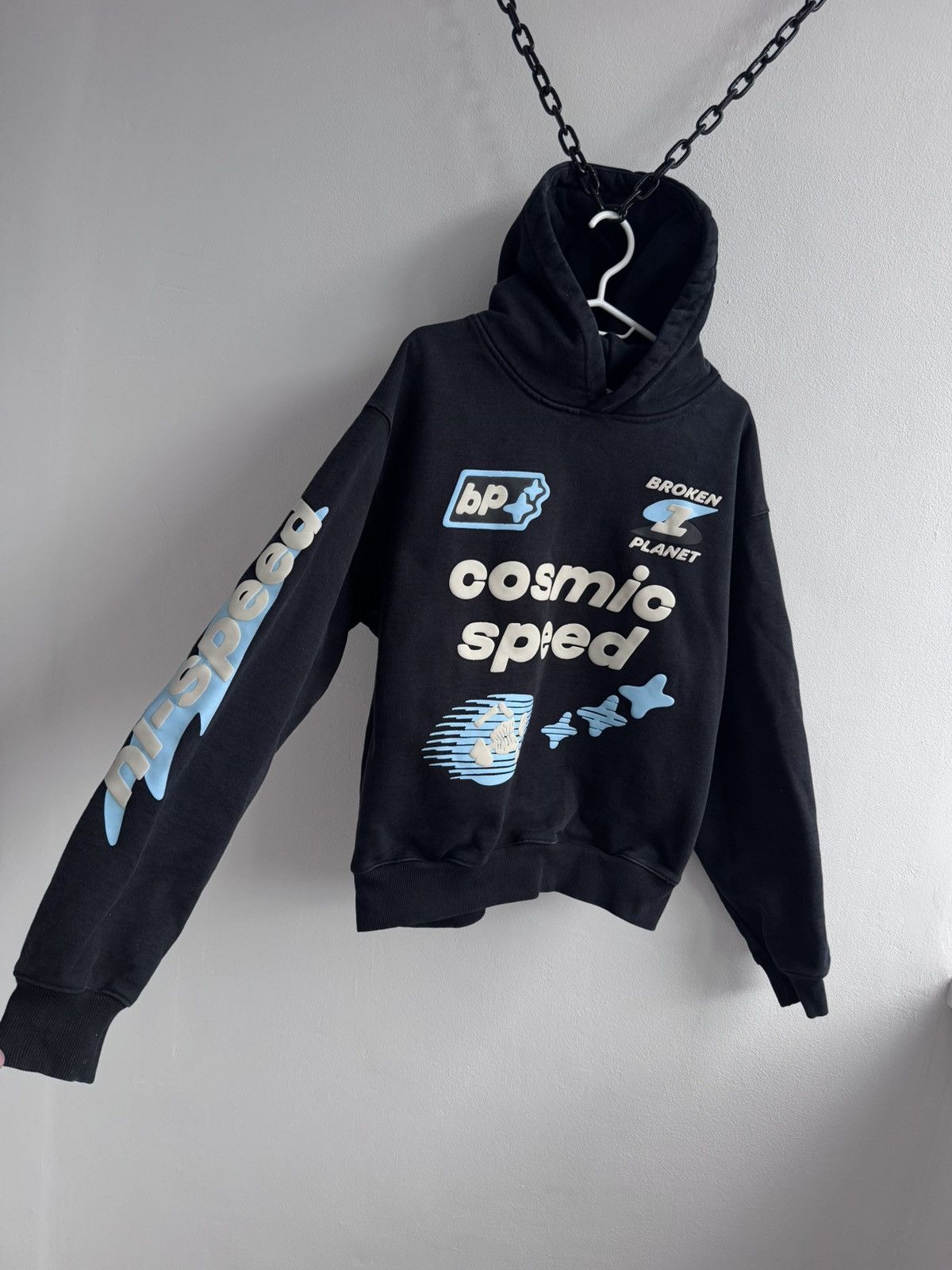 Broken Planet Broken Planet Cosmic Speed Black Men’s Hoodie Size US M / EU 48-50 / 2 - 3 Thumbnail