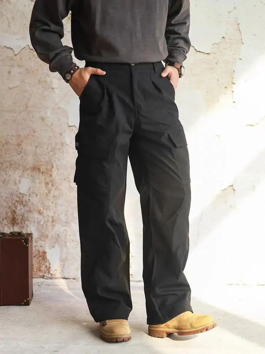 Japanese Brand American work trousers vintage khaki trousers Size US 32 / EU 48 - 6 Thumbnail