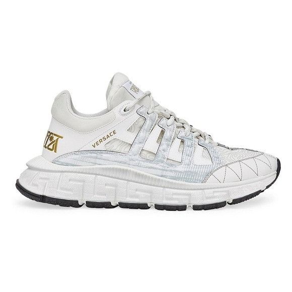 Versace Versace Trigreca Lace-Up Sneakers White Men’s EU 42/US 9 Size US 9 / EU 42 - 1 Thumbnail