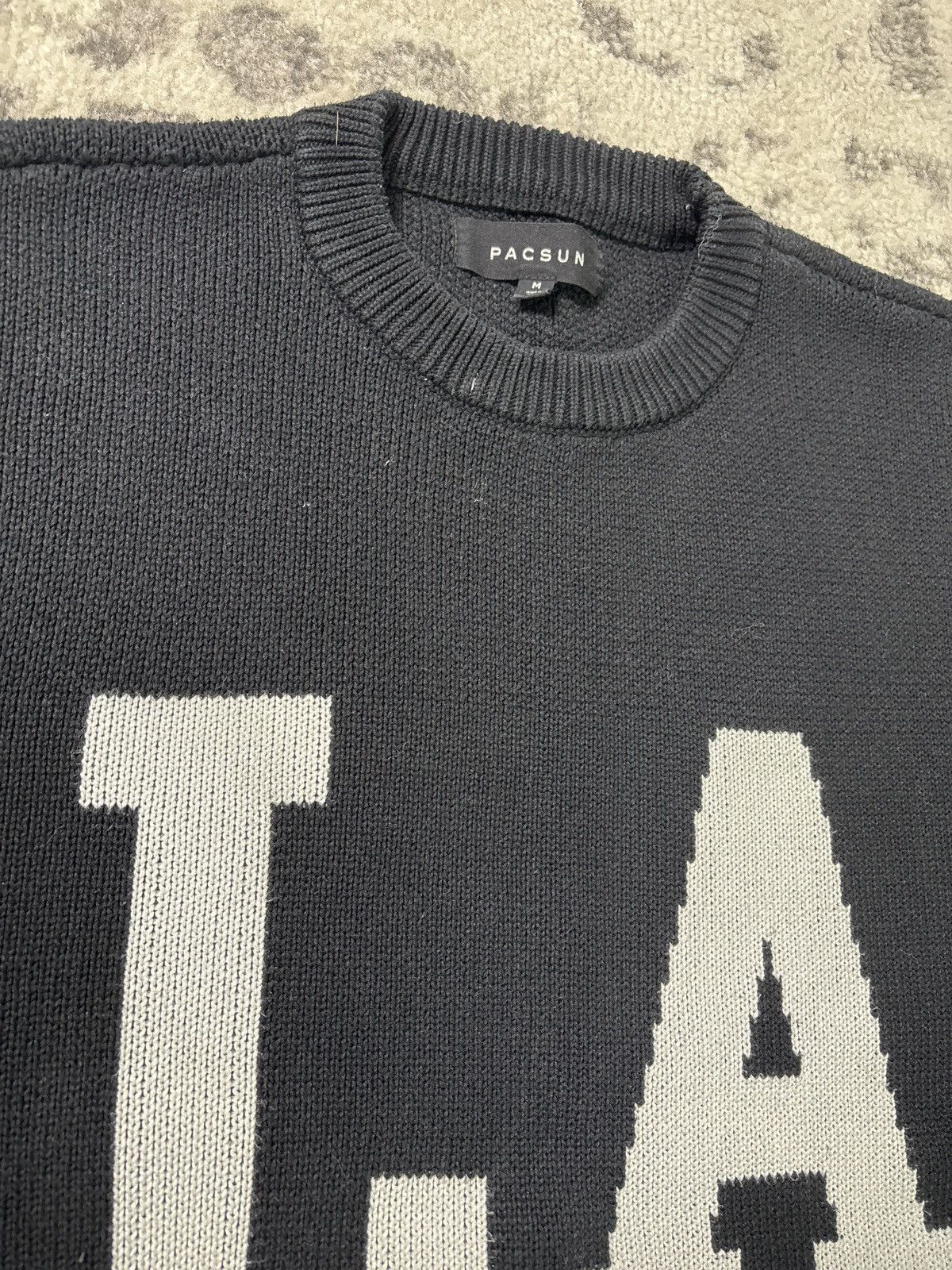Pacsun PACSUN LA KNITTED SWEATER Size US M / EU 48-50 / 2 - 2 Thumbnail