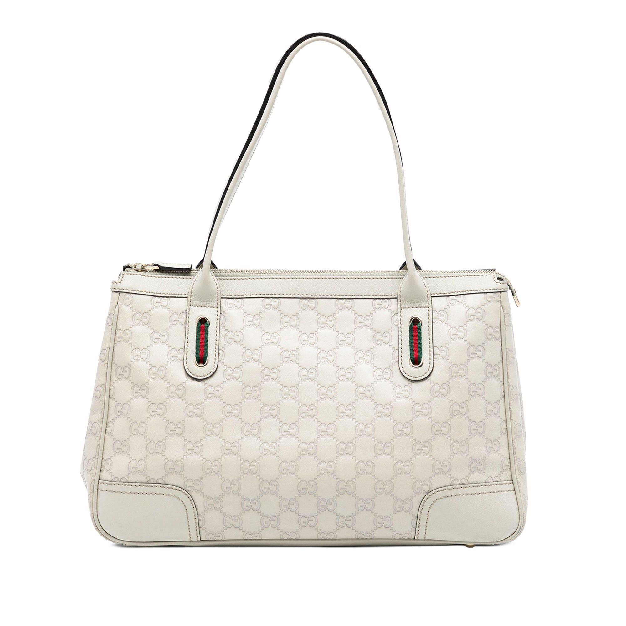 Guccissima Princy Tote in White, Women's