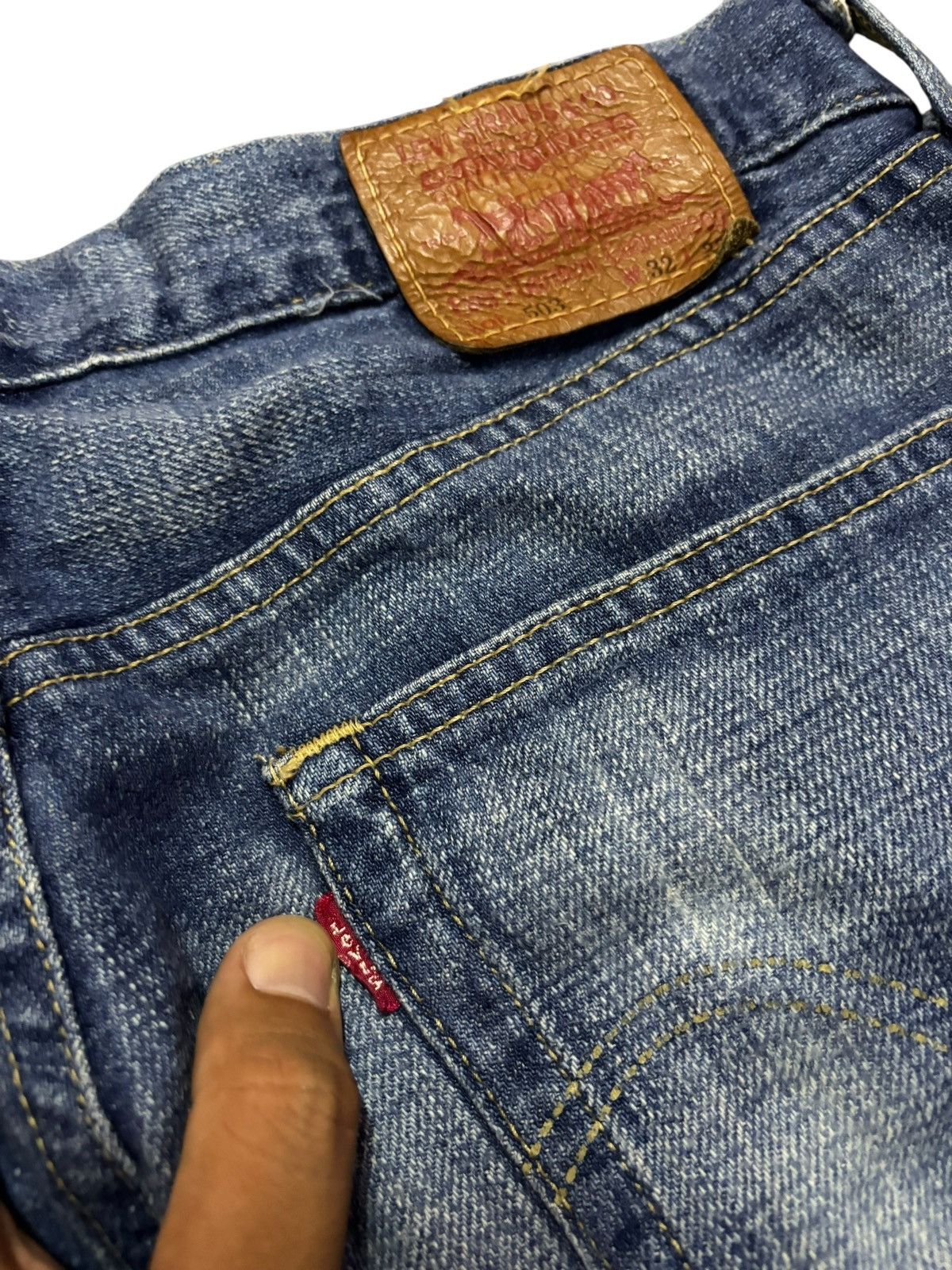Levi's Vtg 90s Levis Japan 503 Baggy Jeans Size US 31 - 6 Thumbnail