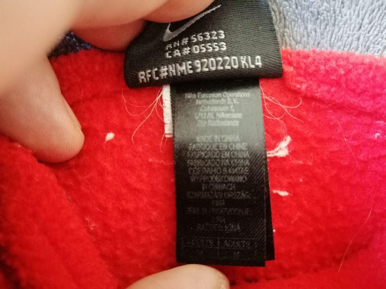 Nike × Vintage Vintage Nike Fleece Gloves Size ONE SIZE - 8 Thumbnail