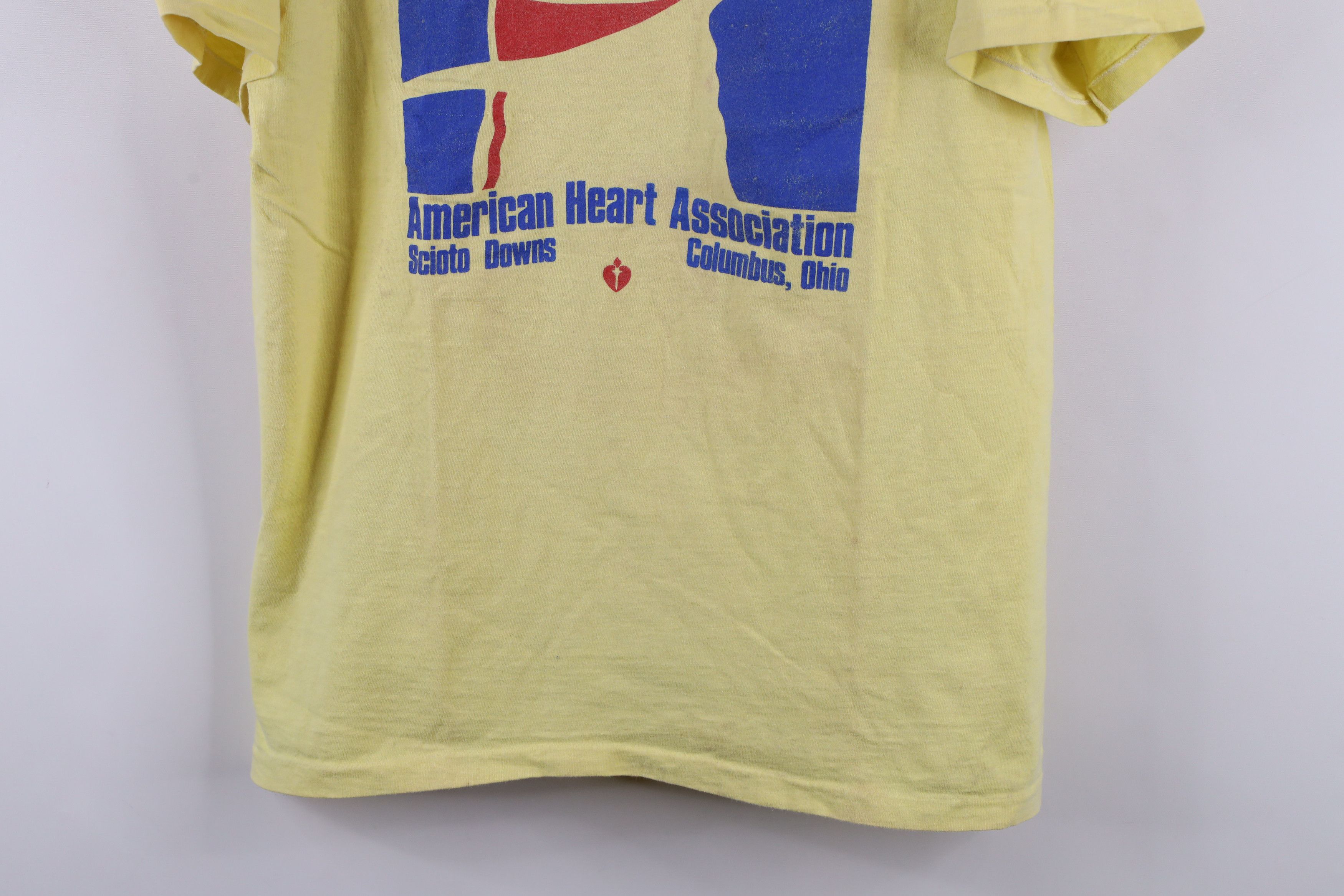 Vintage Vintage 80s American Heart Association Run For Life T-Shirt Size US L / EU 52-54 / 3 - 3 Thumbnail