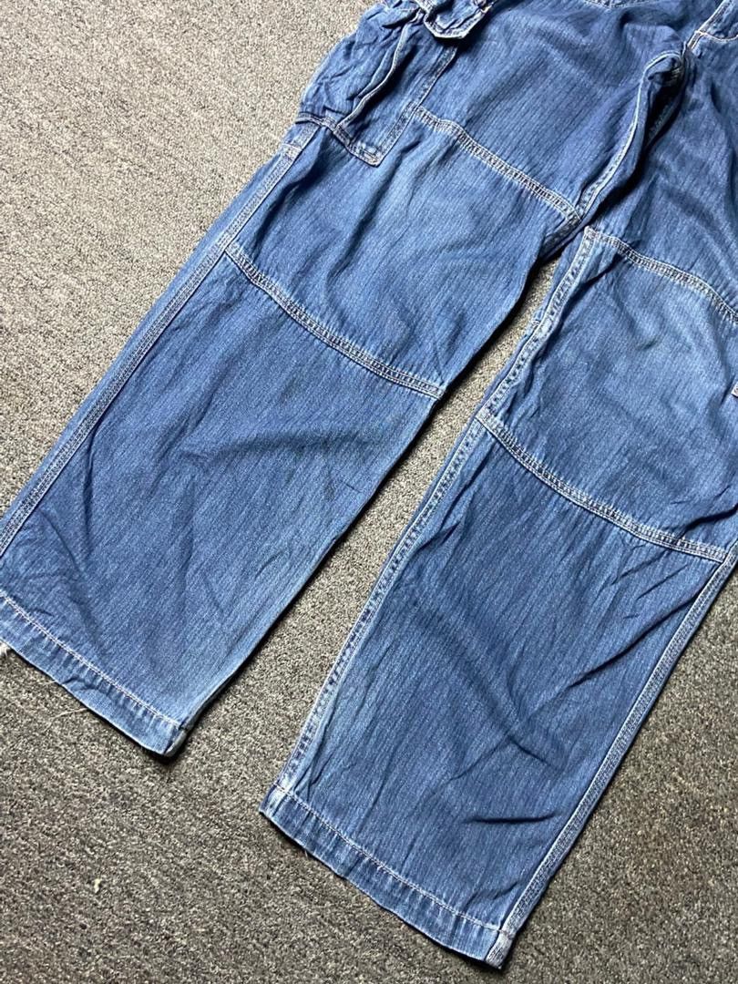 Japanese Brand EVENRIVER.CO Multipocket Cargo Denim Jeans (162) Size US 28 / EU 44 - 6 Thumbnail