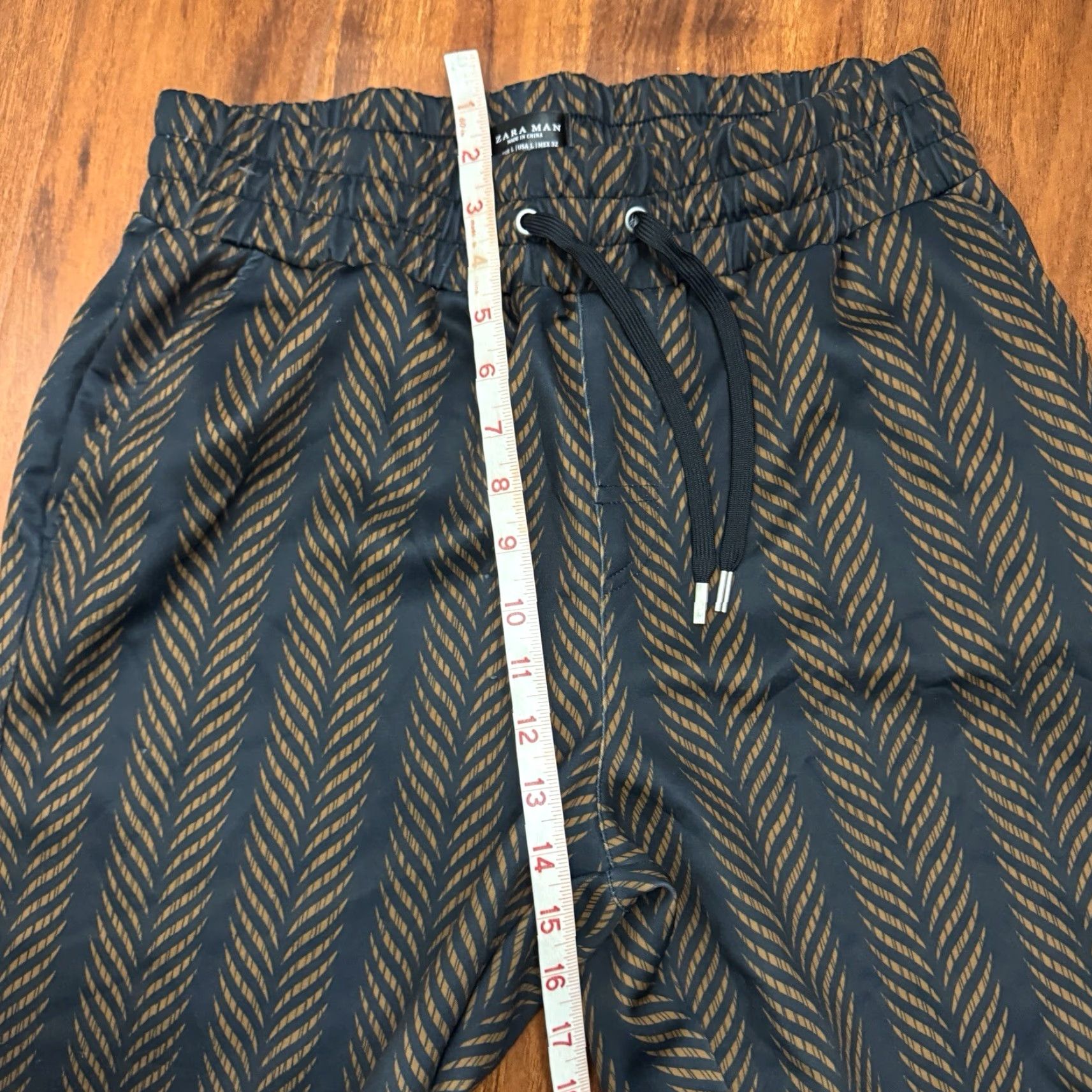 Zara Man Sweatpants L Regular Men Pants Activewear Multicolor
