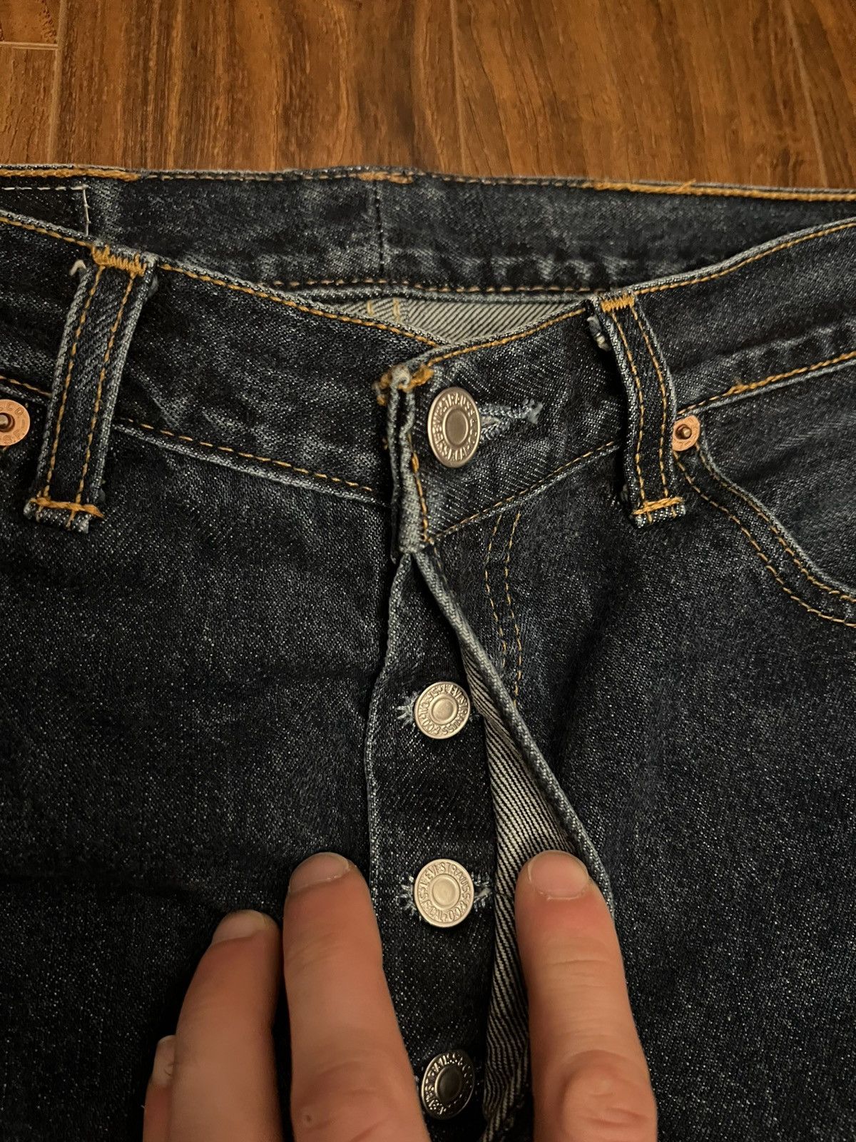 Levi's Vintage 90s Levi’s 501 Denim Jeans Size US 30 / EU 46 - 9 Thumbnail