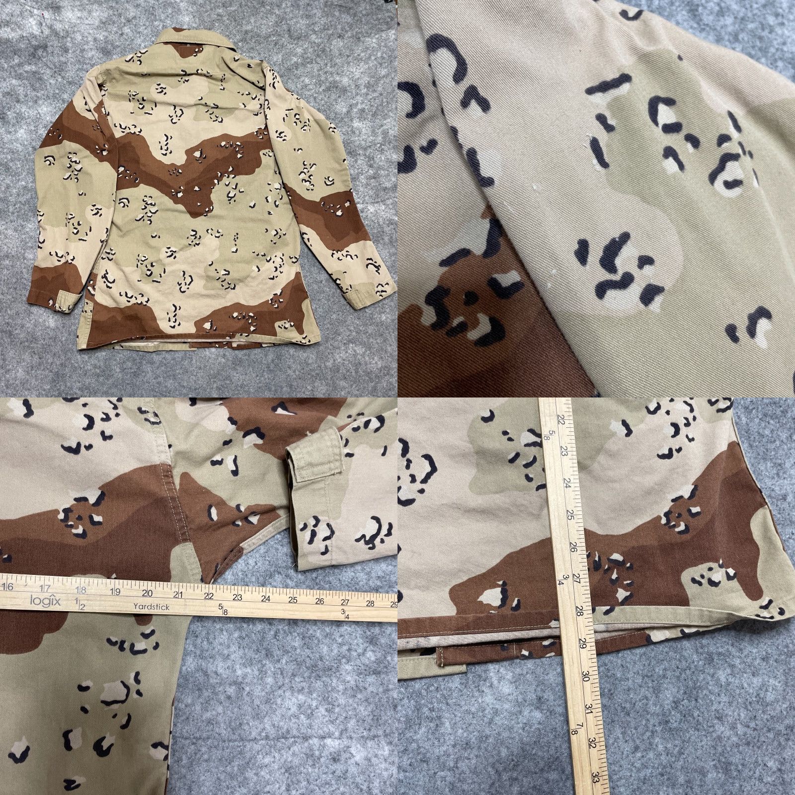 Vintage VINTAGE Army Coat Mens XS Camouflage Desert Brown Cotton Canvas 90s Military Jacket Size US XS / EU 42 / 0 - 8 Thumbnail