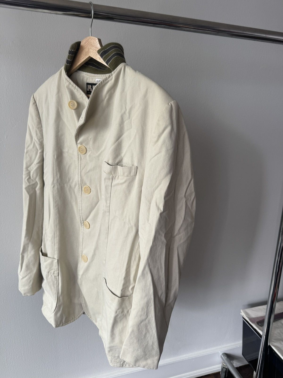 Jean Paul Gaultier Jean Paul Gaultier Hybrid Collar Blazer Size 50L - 1 Thumbnail
