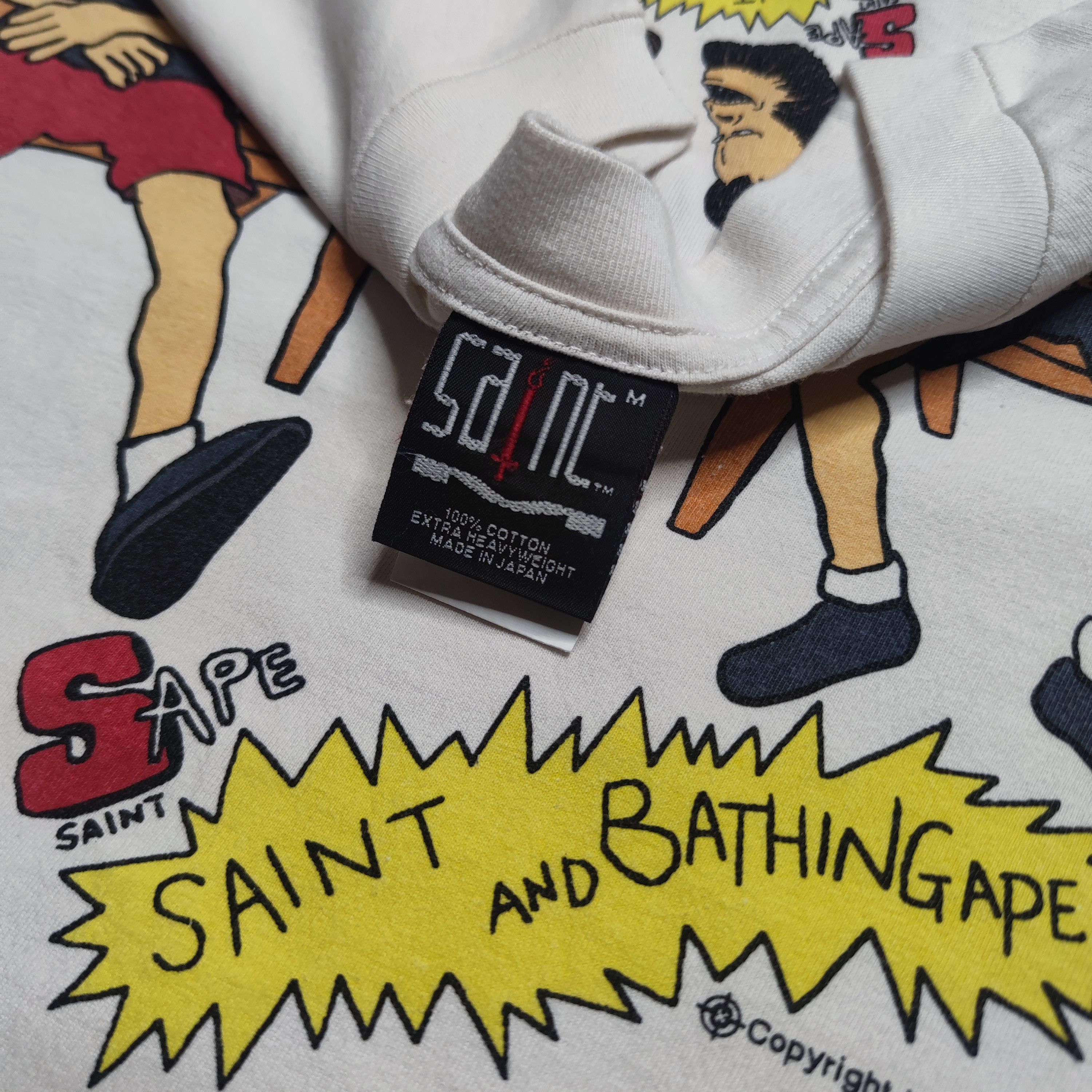 Japanese Brand × Vintage Saint x Bathing Ape Size US L / EU 52-54 / 3 - 7 Thumbnail