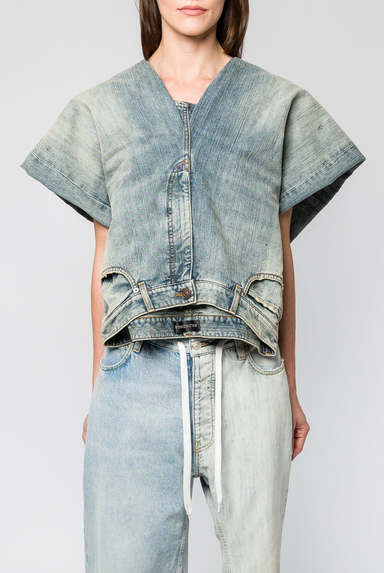 Balenciaga Denim Pants top Size M / US 6-8 / IT 42-44 - 1 Thumbnail