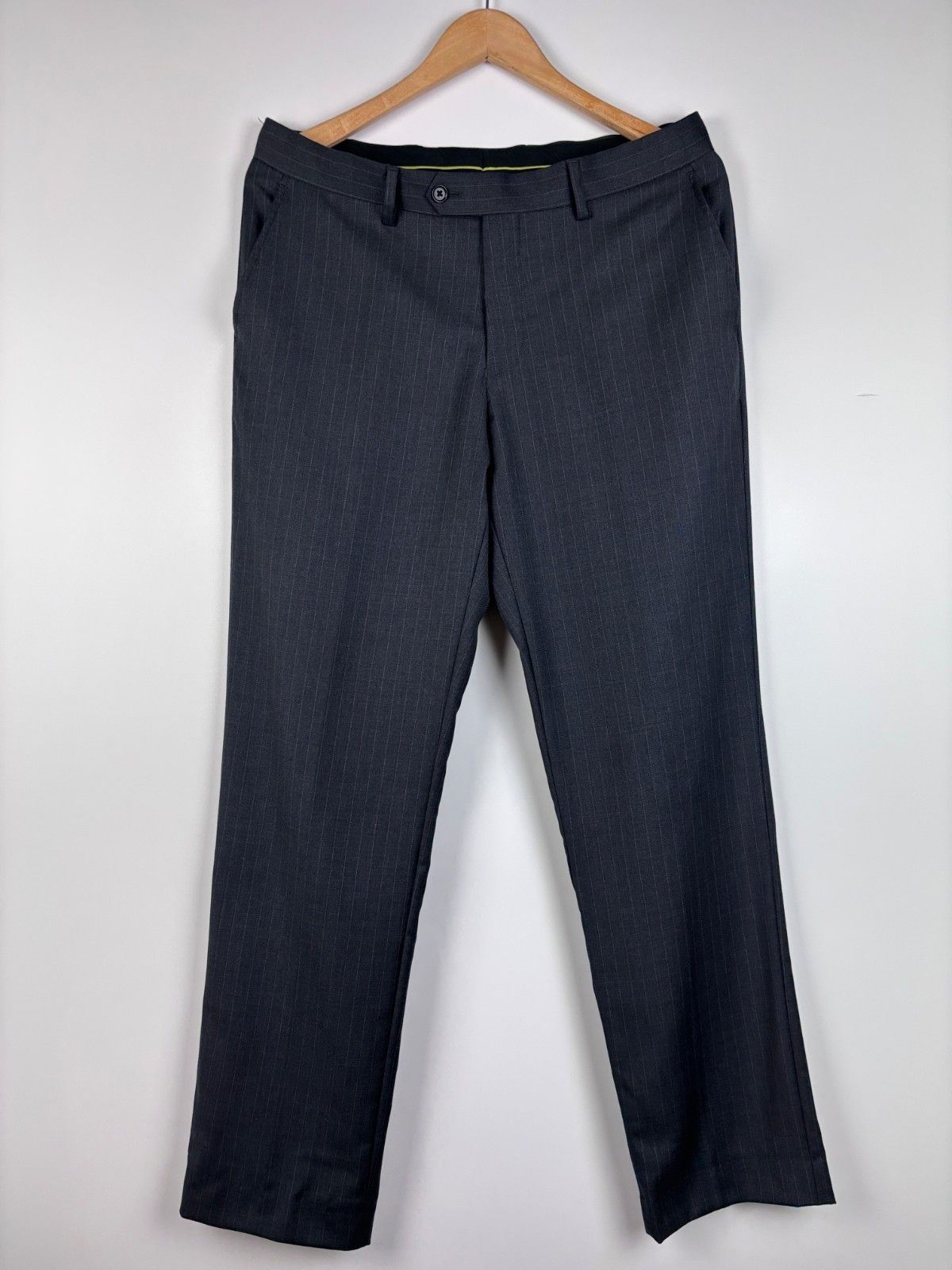 Hawes & Curtis Hawes & Curtis Double-Breasted Super 100s Slim Suit 50R Size 50R - 10 Thumbnail