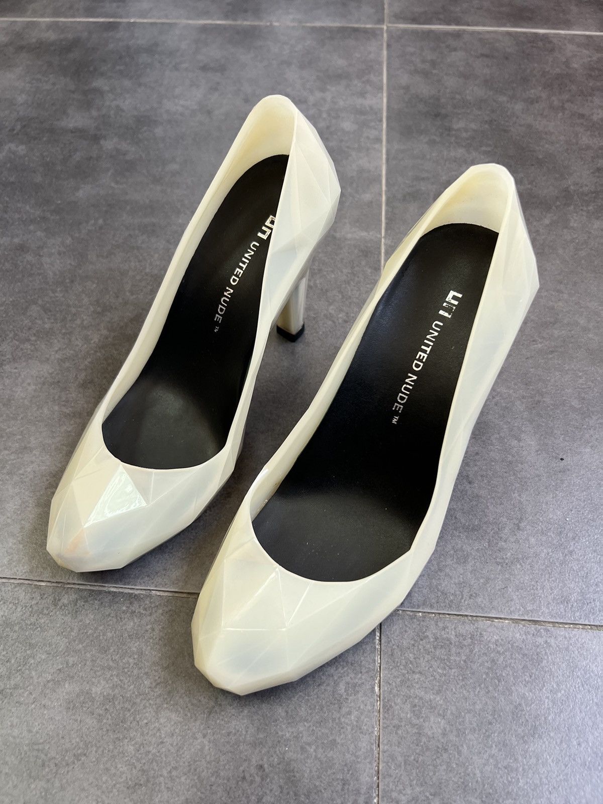 Issey Miyake × UNITED NUDE Issey Miyake style transparent UNITED NUDE HEELS Size US 8 / IT 38 - 1 Thumbnail