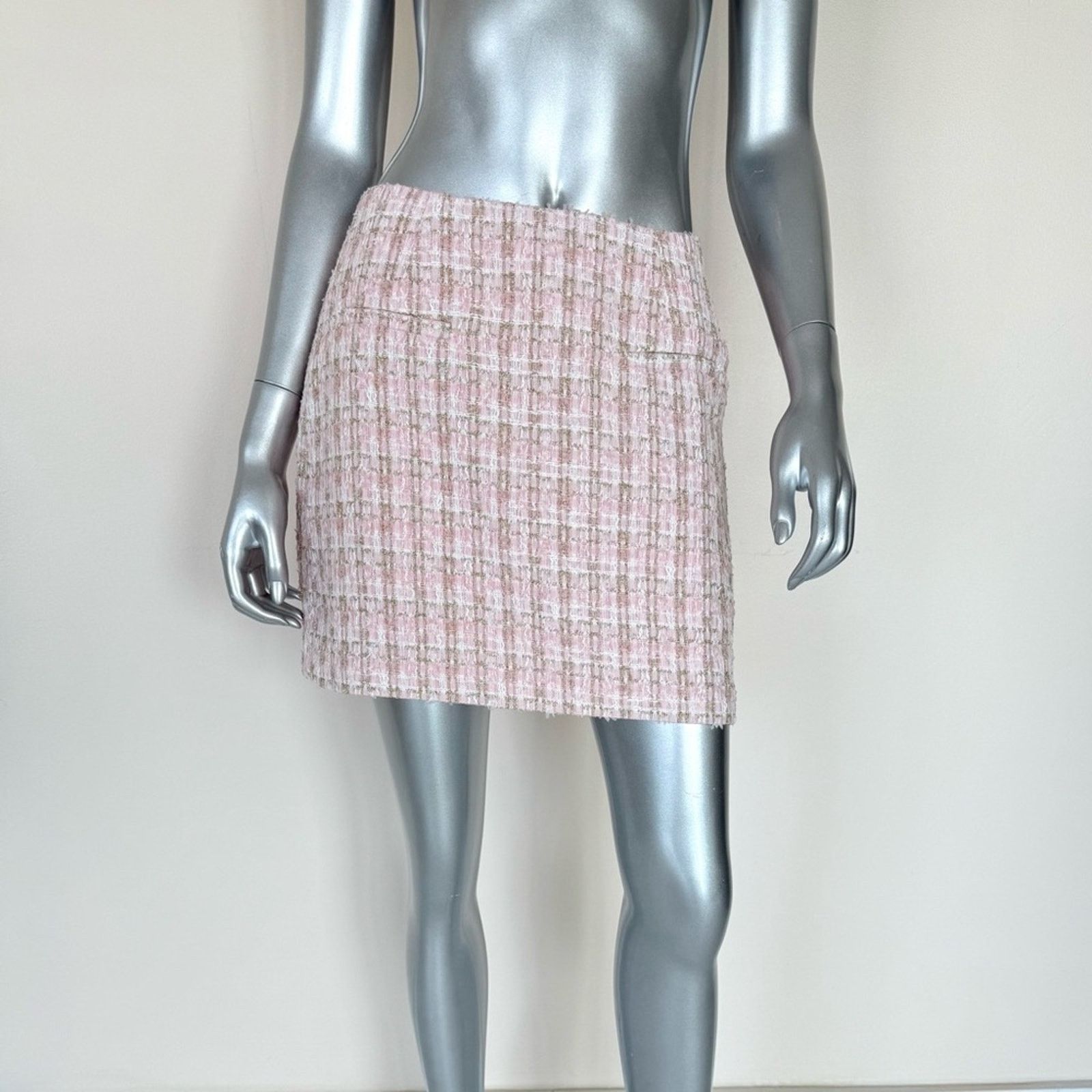 Other NWT!!! RUMORED women tweed pink skirt size M Size 28" / US 6 / IT 42 - 1 Thumbnail