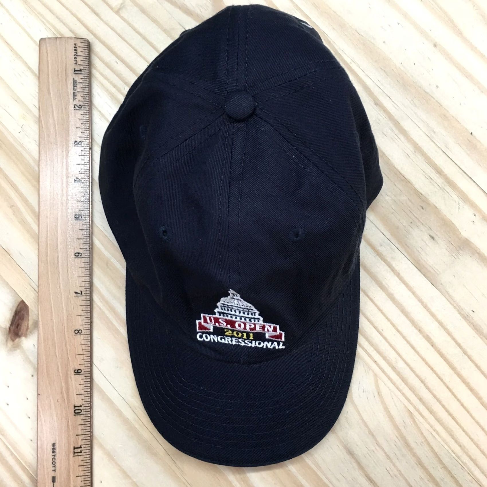 Vintage US Open Congressional 2011 Baseball Cap Hat Mens One Size Blue Embroidered USGA Size ONE SIZE - 3 Thumbnail