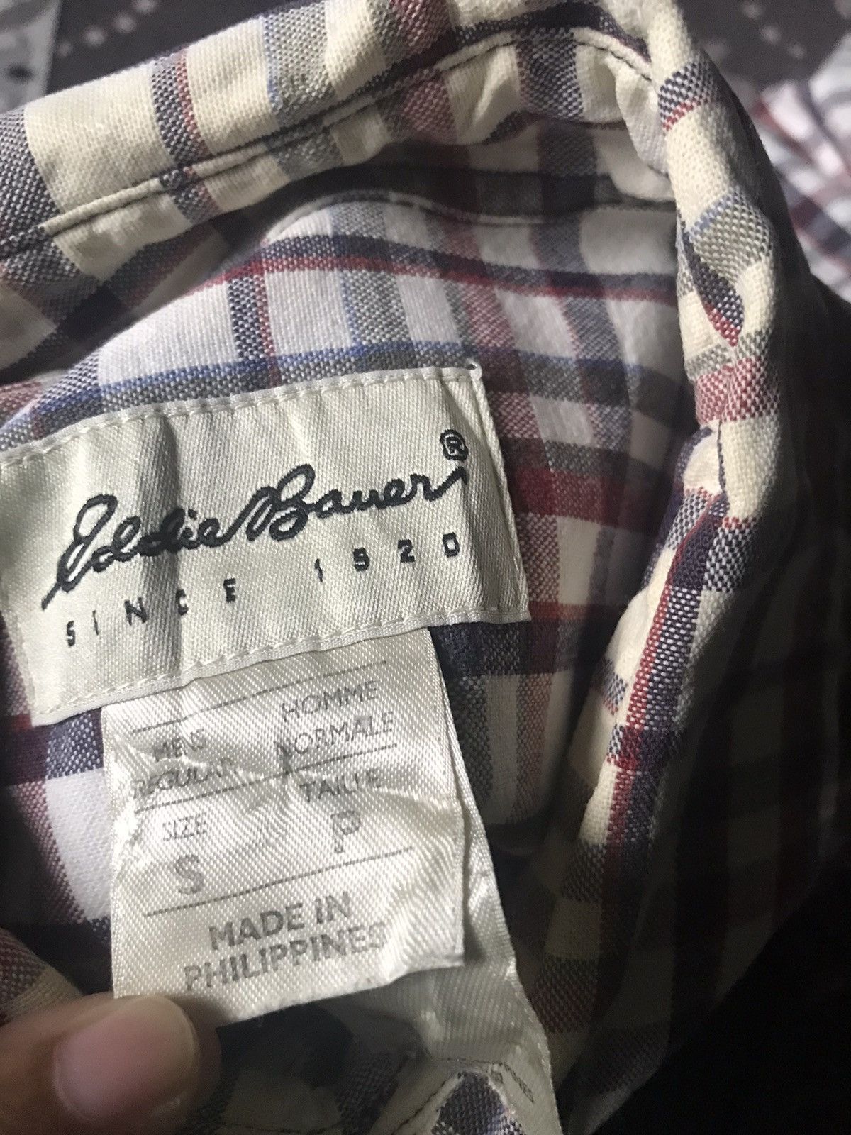 Eddie Bauer Japanese Brand Eddie Bauer Plaid Tartan Flannel Shirt Size US L / EU 52-54 / 3 - 5 Thumbnail