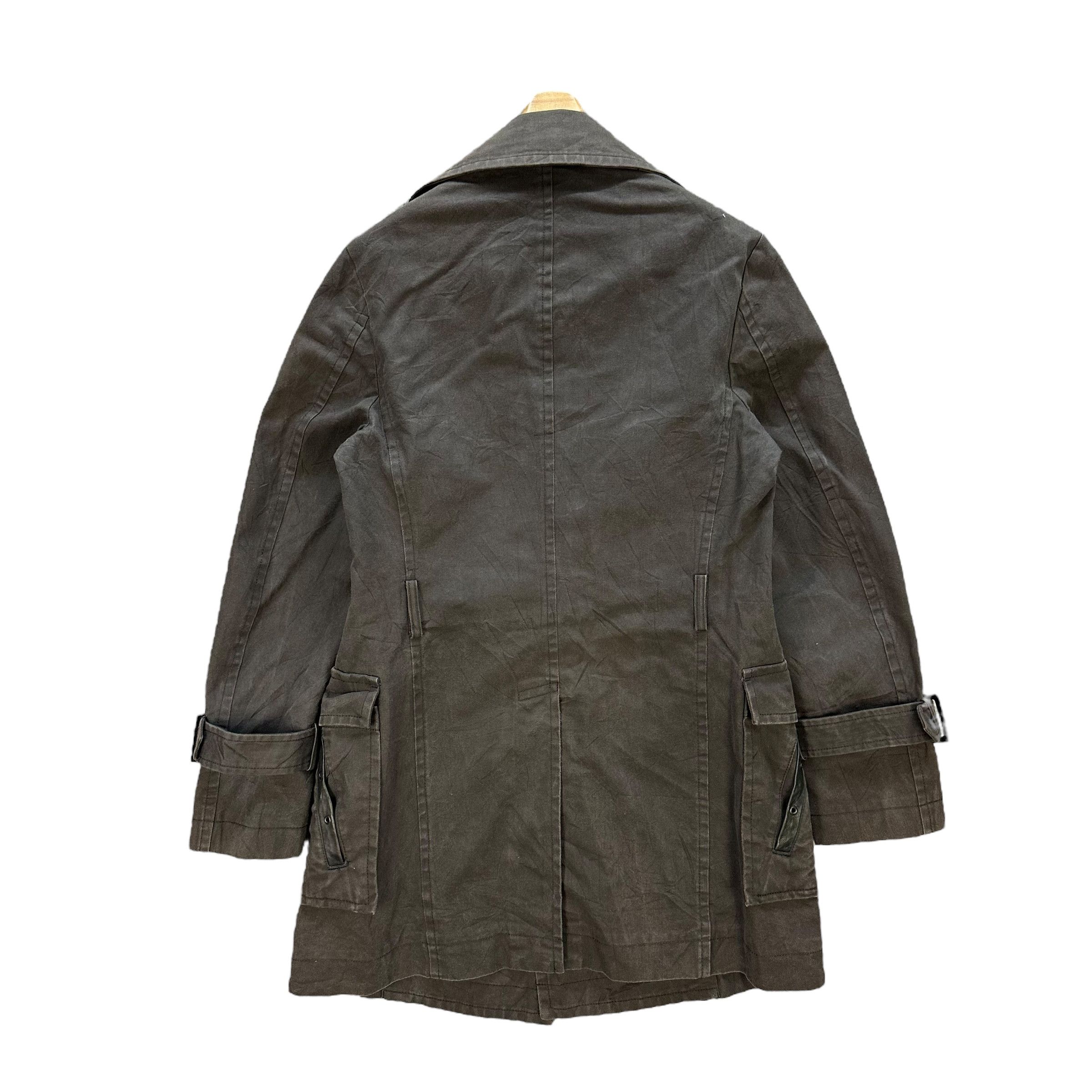 Y's Y's Single Button Trench Coat Jacket Avant Garde #A51-1184 Size US L / EU 52-54 / 3 - 14 Thumbnail