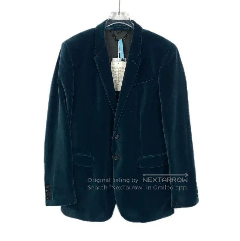 Burberry Burberry Blue Cotton Men's Blazer. Size US M / EU 48-50 / 2 - 1 Thumbnail