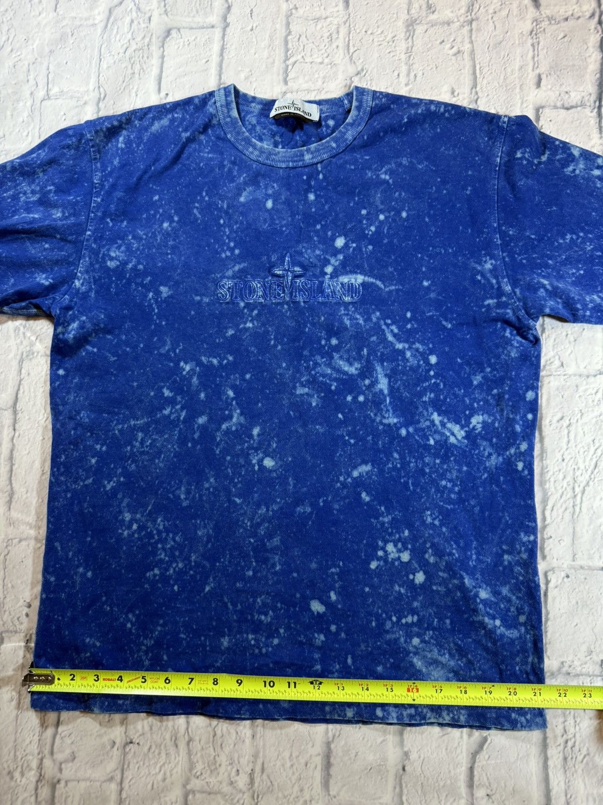 Stone Island Stone Island Embroidered Logo Splatter T-Shirt Size US L / EU 52-54 / 3 - 10 Thumbnail