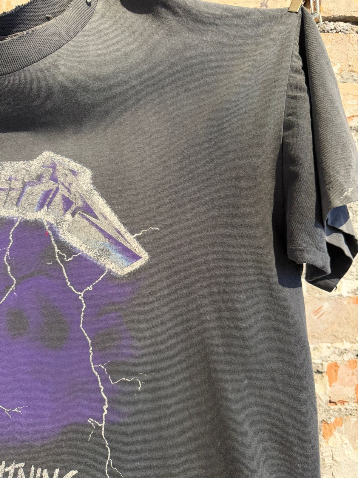 Vintage 90s Metallica Ride the lighting tee Size US XL / EU 56 / 4 - 4 Thumbnail