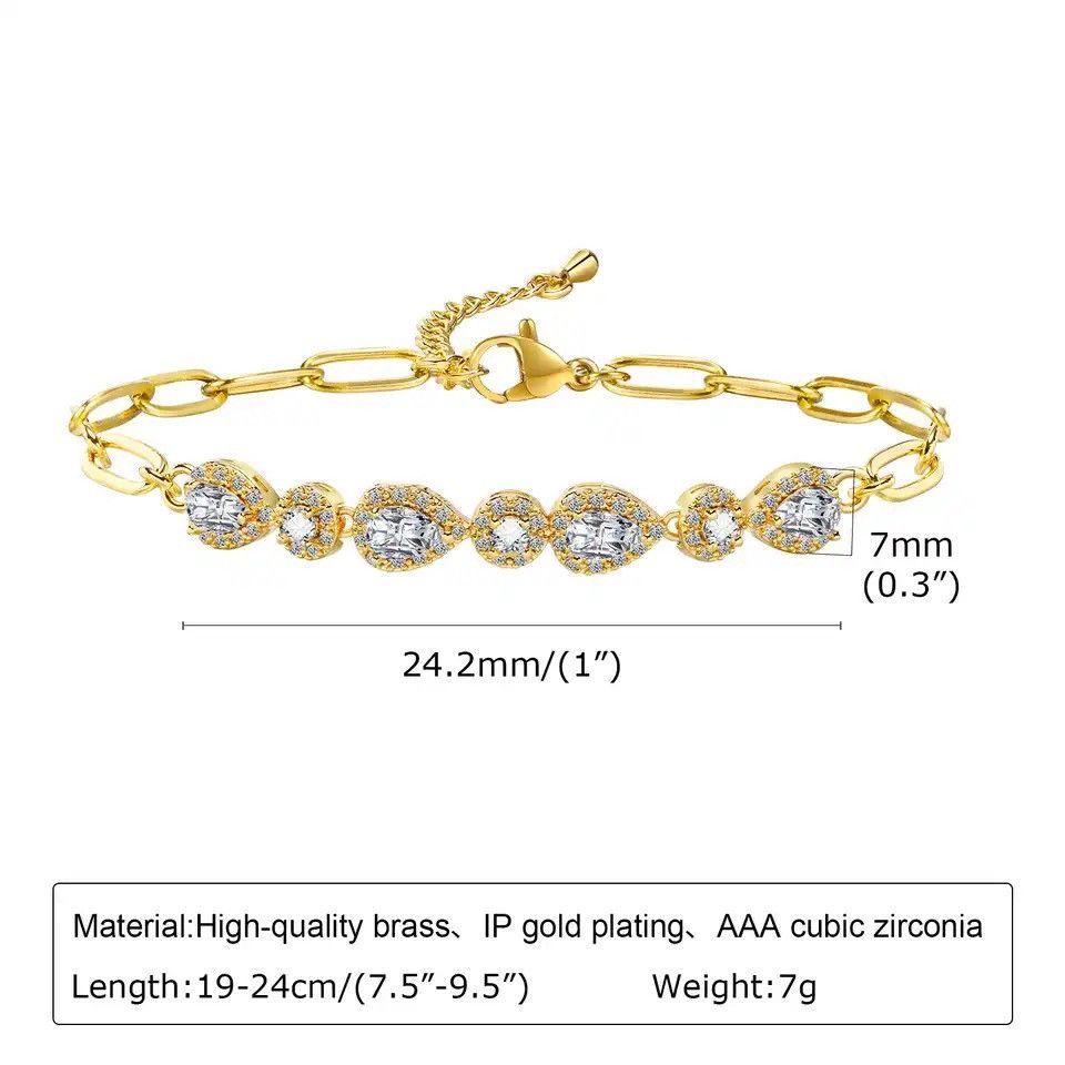 Other Bling Cubic Zirconia Bracelet Size ONE SIZE - 2 Thumbnail