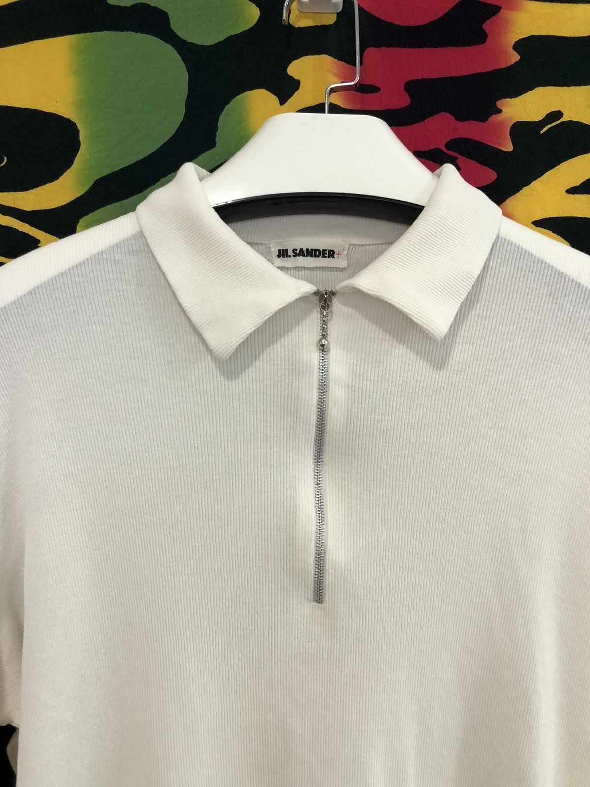 Quarter zip plain tee