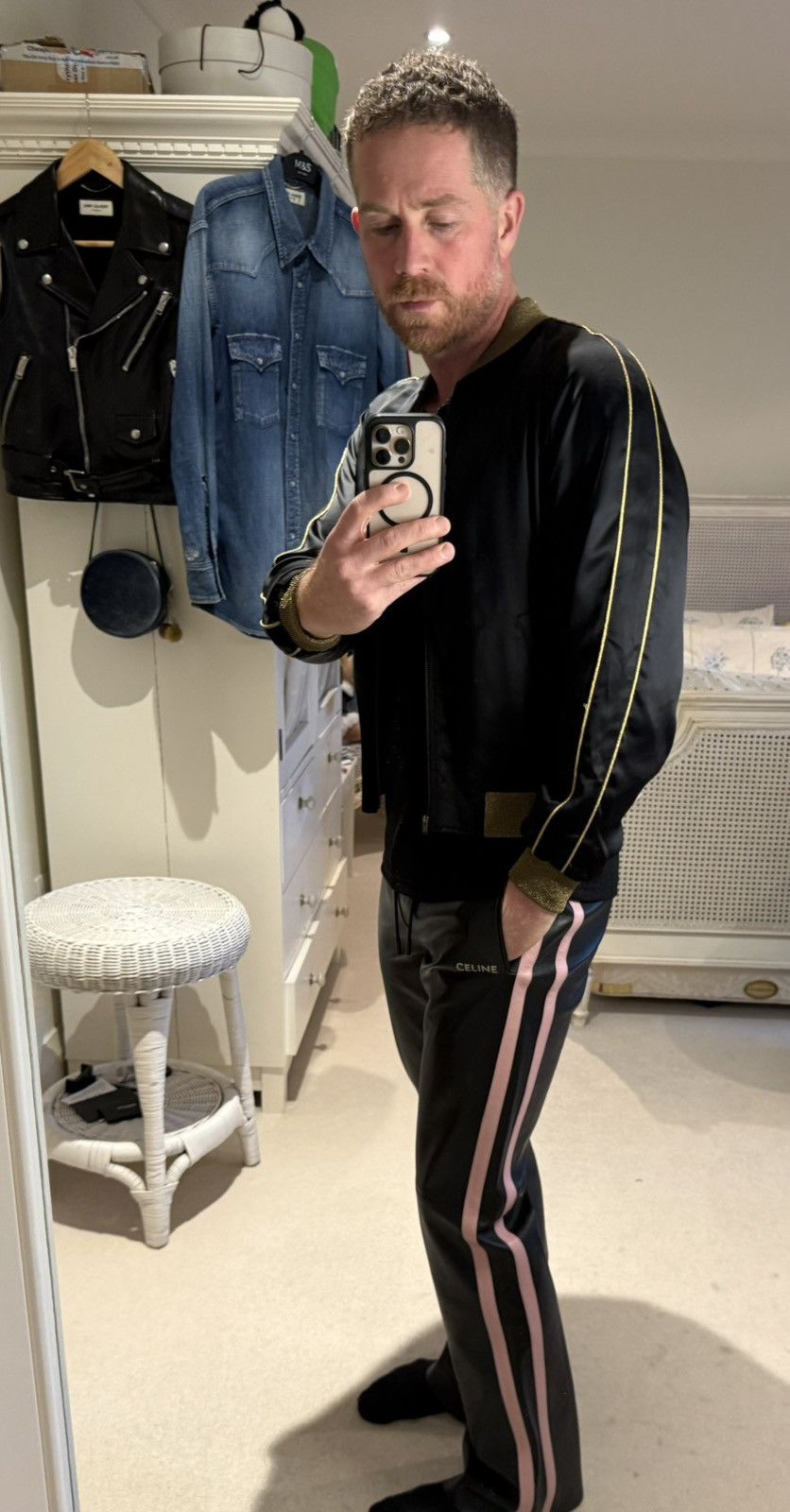Saint Laurent Paris Holy Grail SS16 Saint Laurent Hedi Slimane Baby Teddy jacket Size US M / EU 48-50 / 2 - 5 Thumbnail
