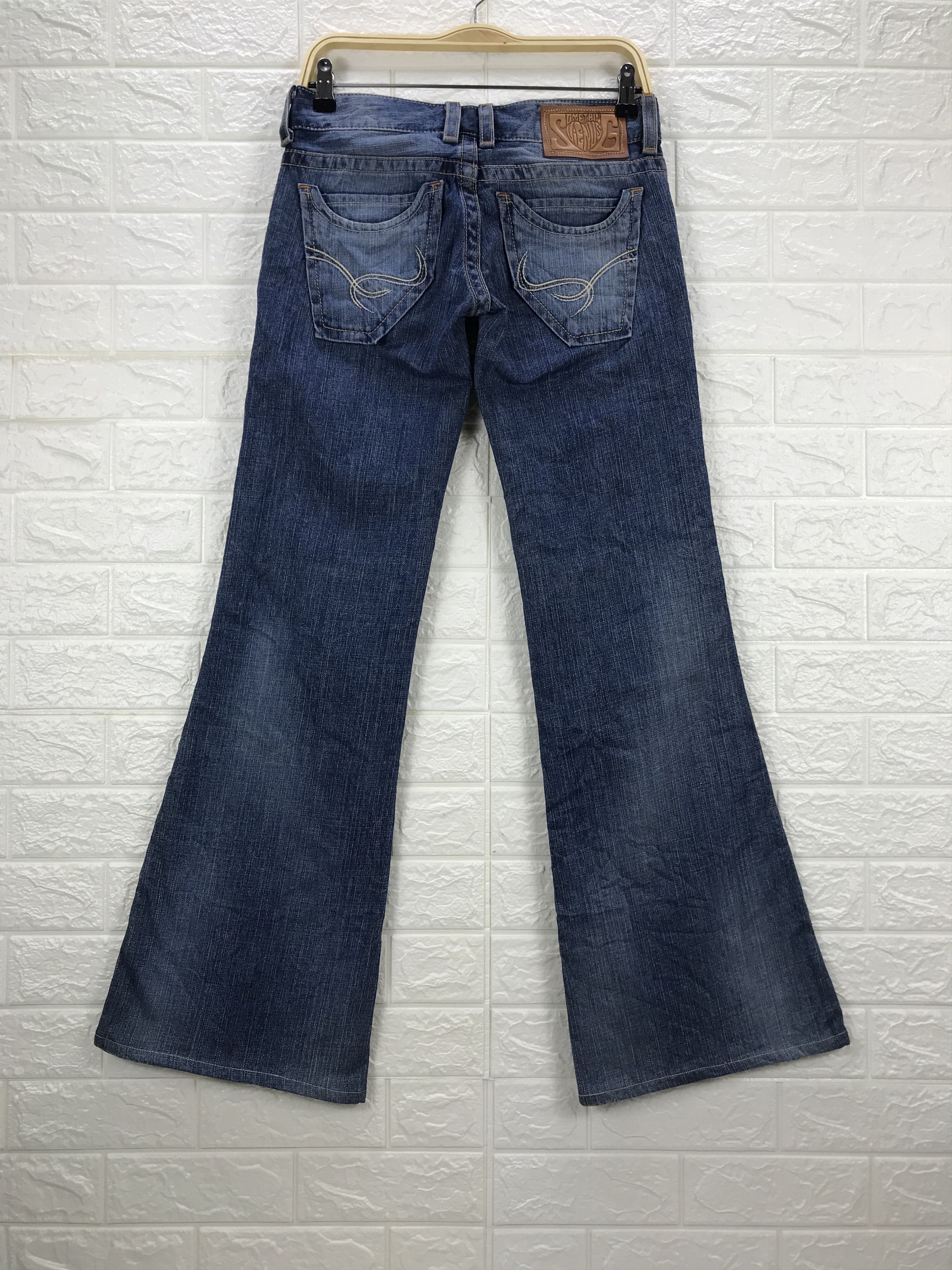 Edwin Vintage Edwin Blue Wash Flare Jeans Bell Bottom Denim Size 30" / US 8 / IT 44 - 5 Thumbnail